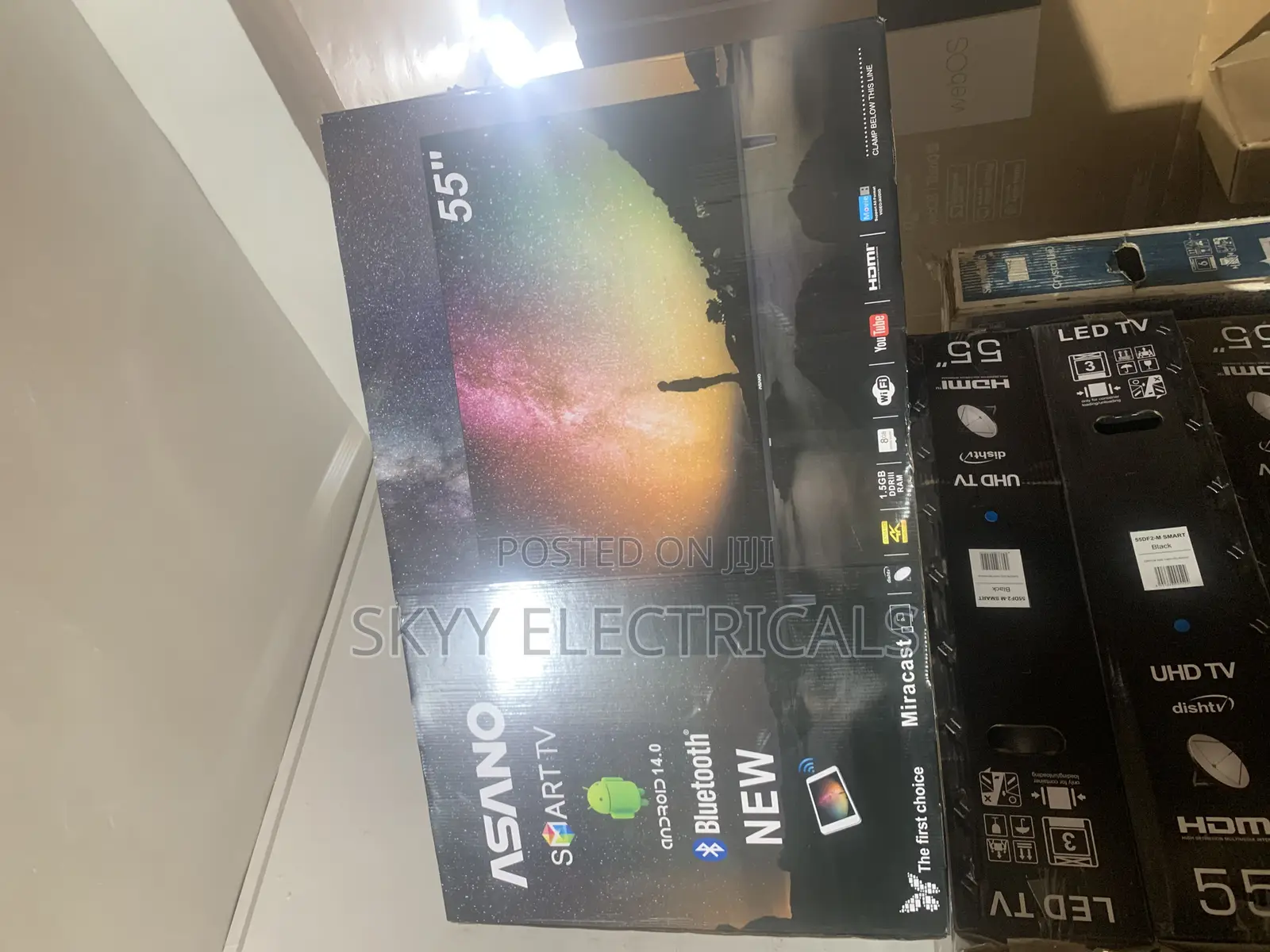 Asano 55” Smart Uhd 4k Satellite Digital Tv