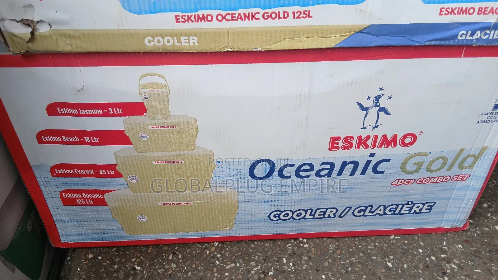 4 Set Ice Chest 125liters