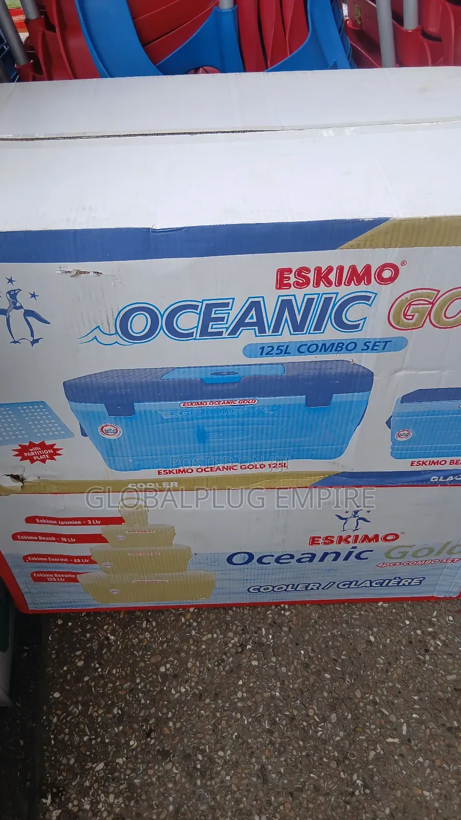 4 Set Ice Chest 125liters