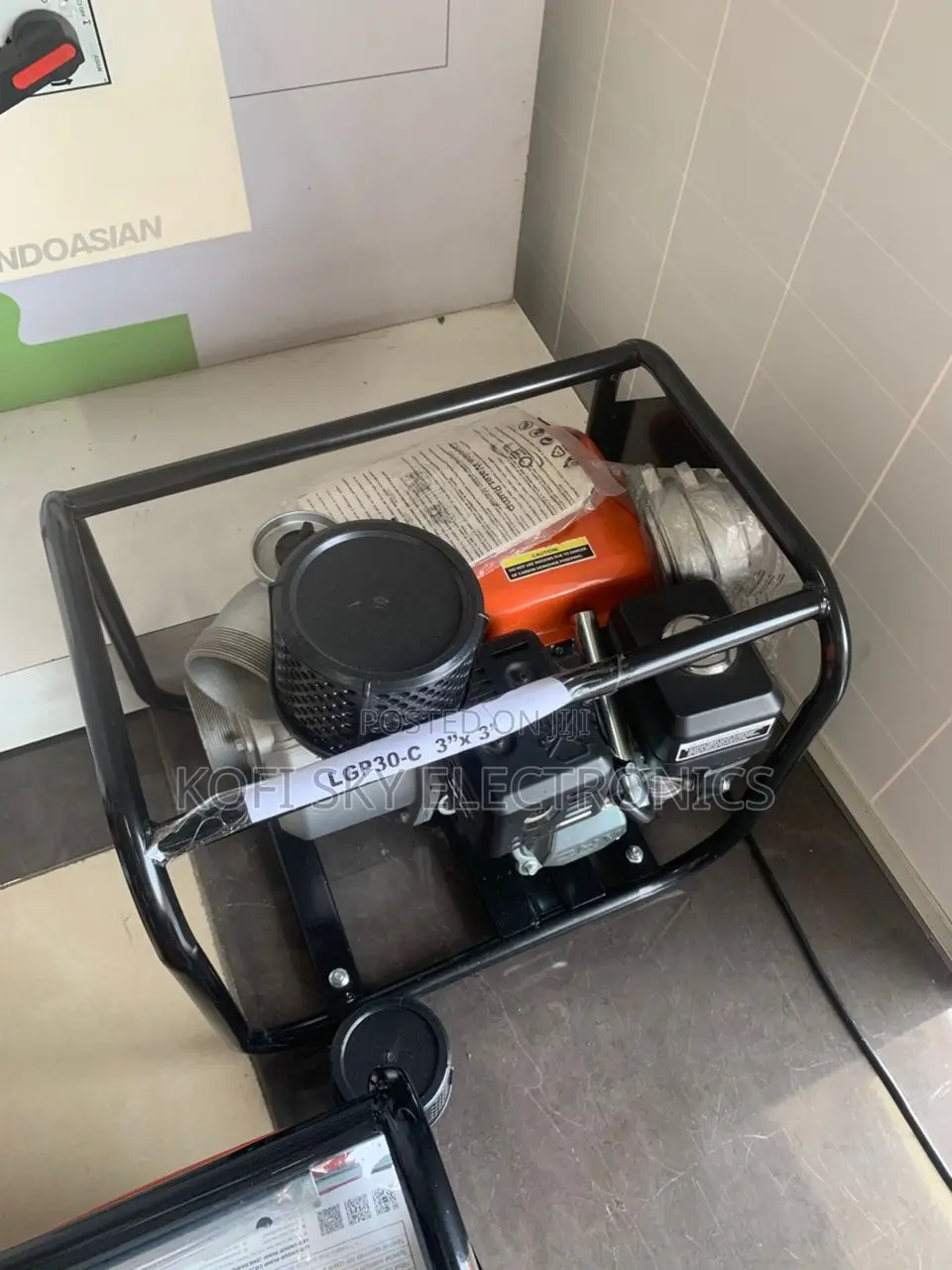 Leo 6.5hp Petrol Water-pump Gasoline 3x3