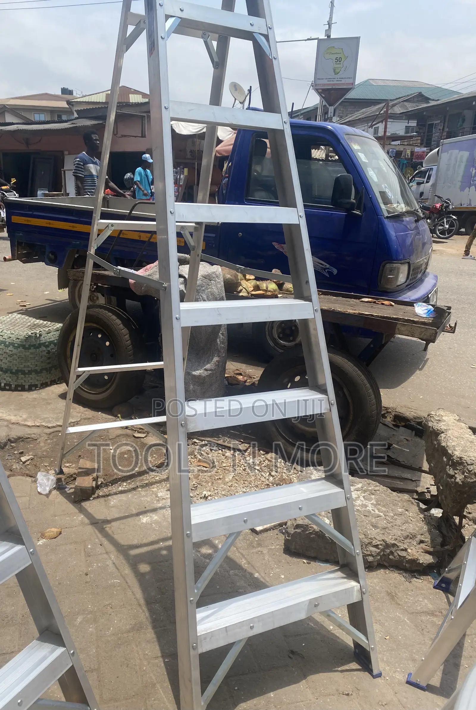 Wadfow Single Slide Ladder (7 Steps)