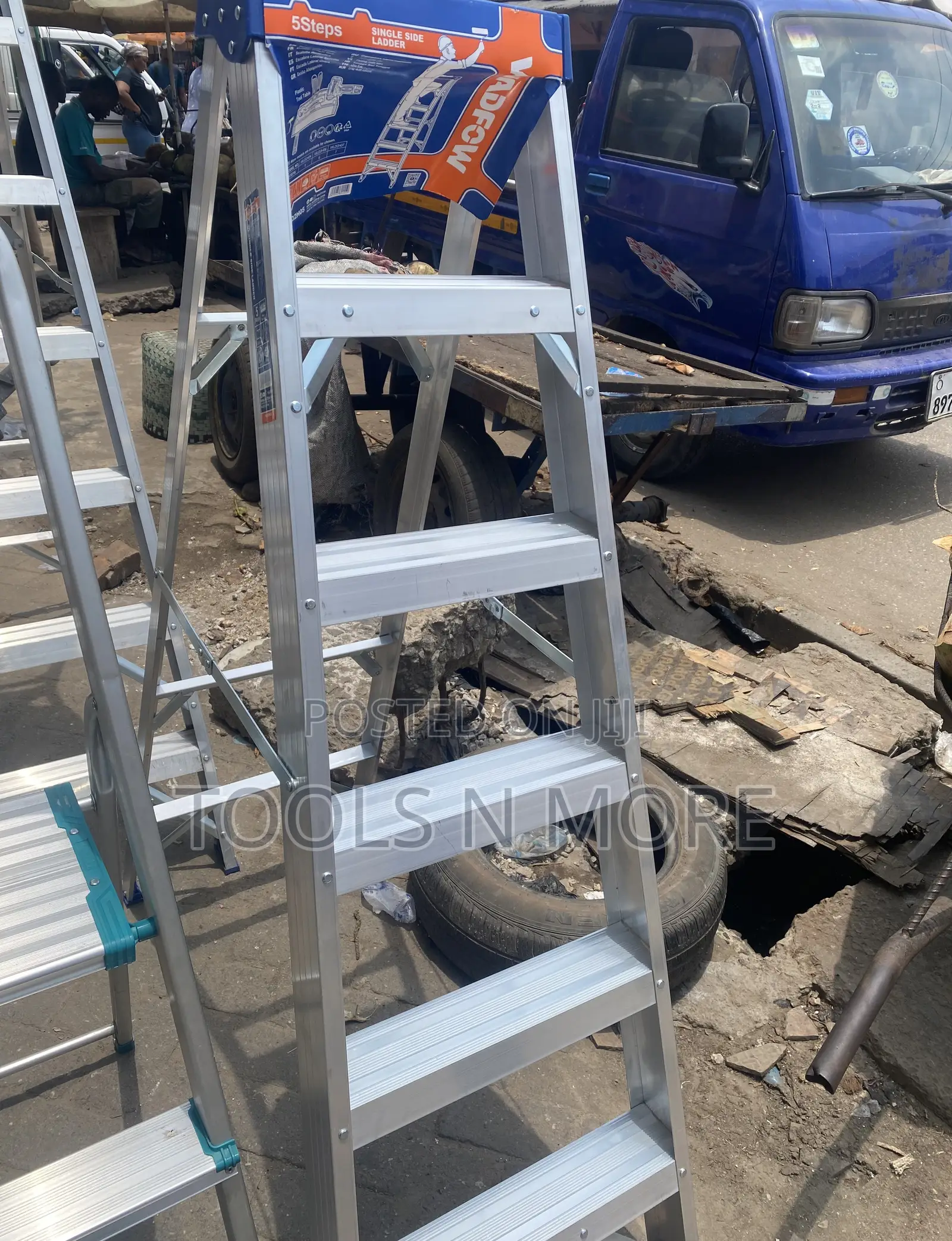 Wadfow Single Slide Ladder (5 Steps)