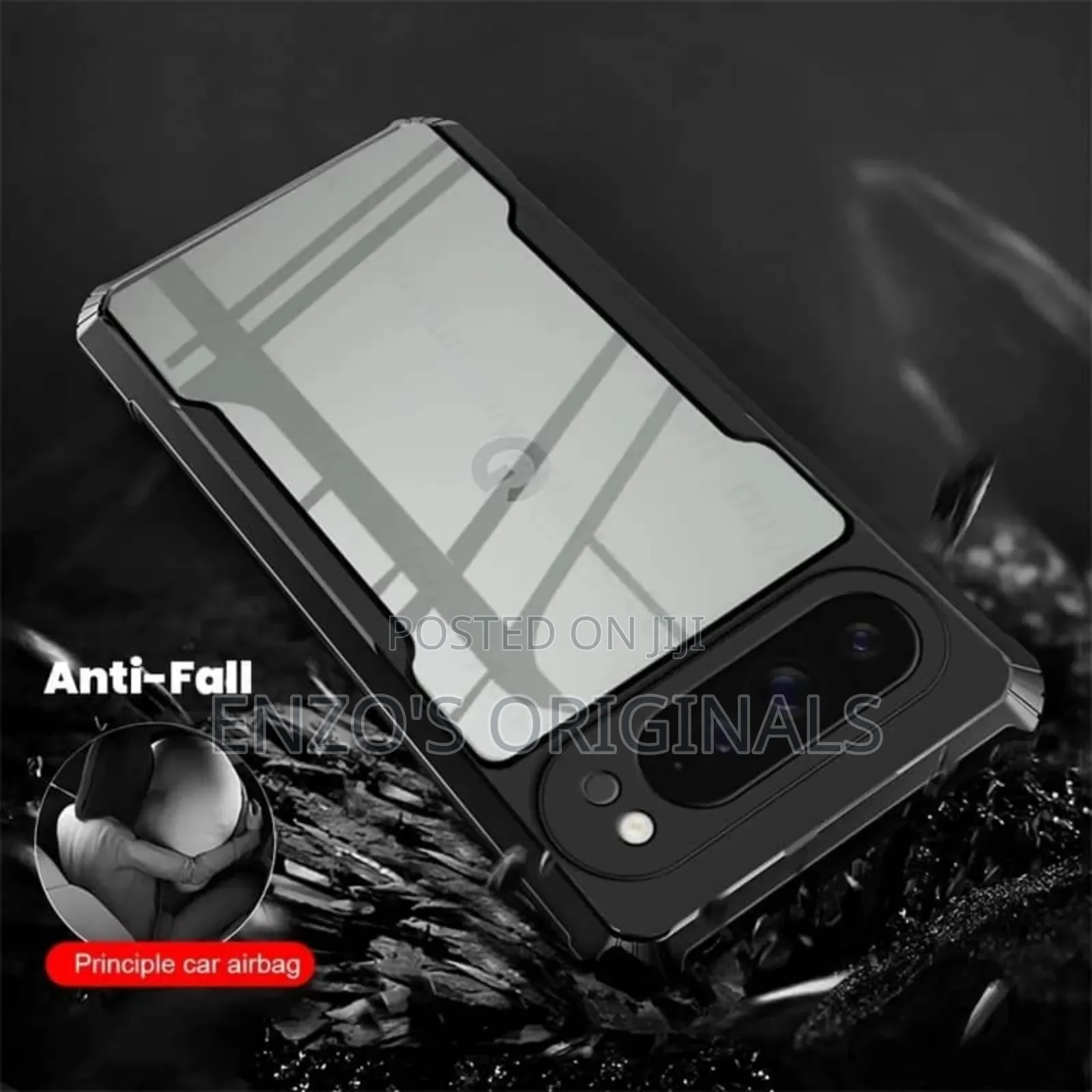 Google Pixel 9pro Xl Light Rugged Case With Clear Back