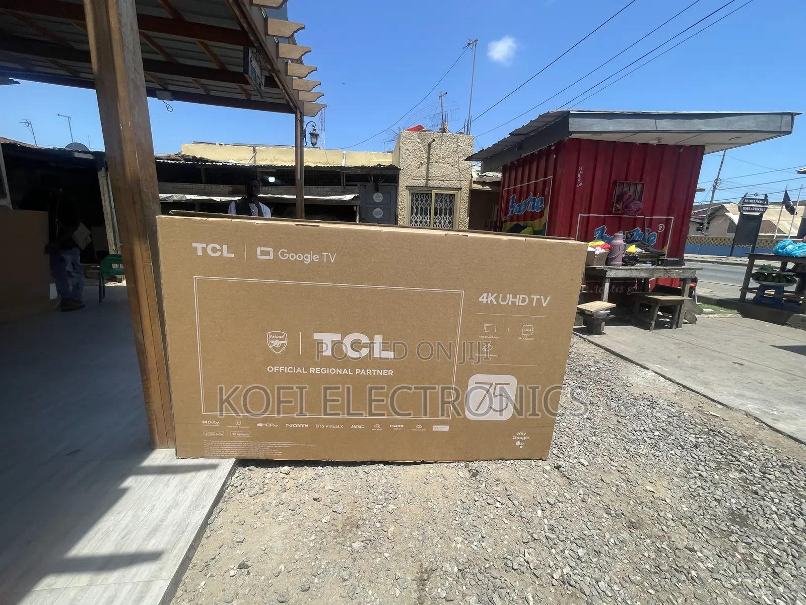 Watch Movie W/Rich Sound TCL 75′′ HDR Frameless Google Tv 75p635