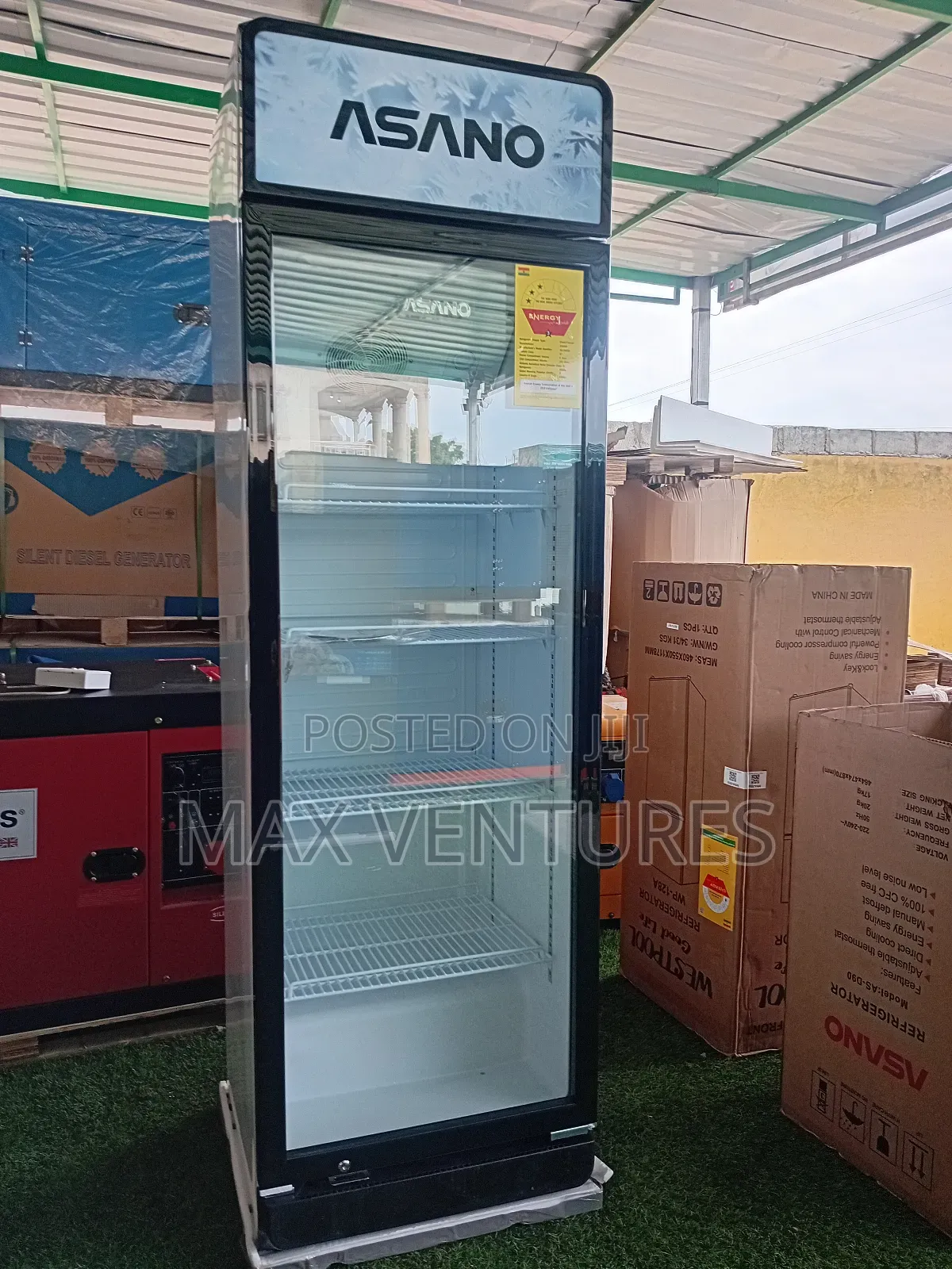 Asano Chest Freezer Quiet Operation Glassed Door