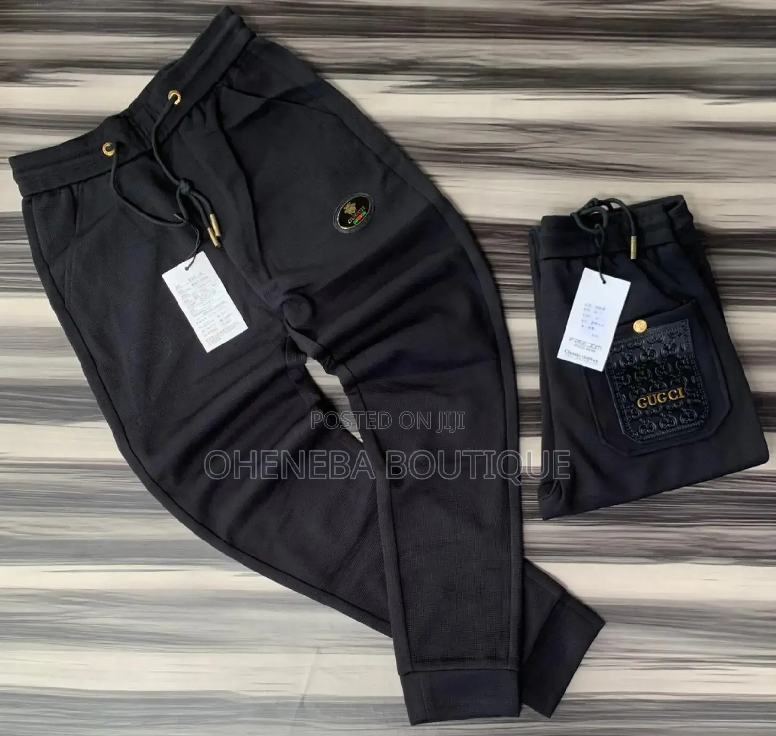 Black Joggers for Men