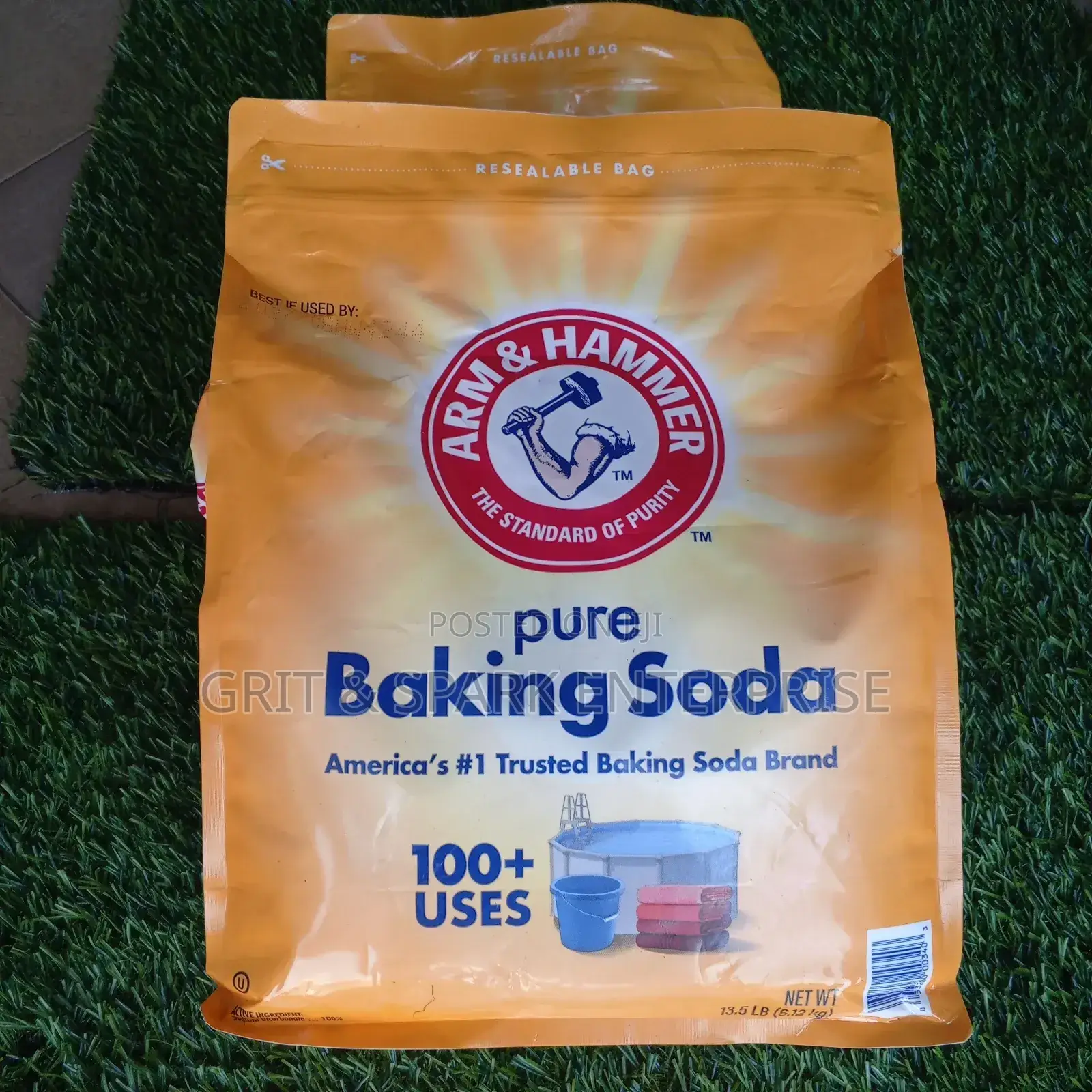 Original Arm Hammer Pure Baking Soda FRM Usa 13.5lb (6.12kg