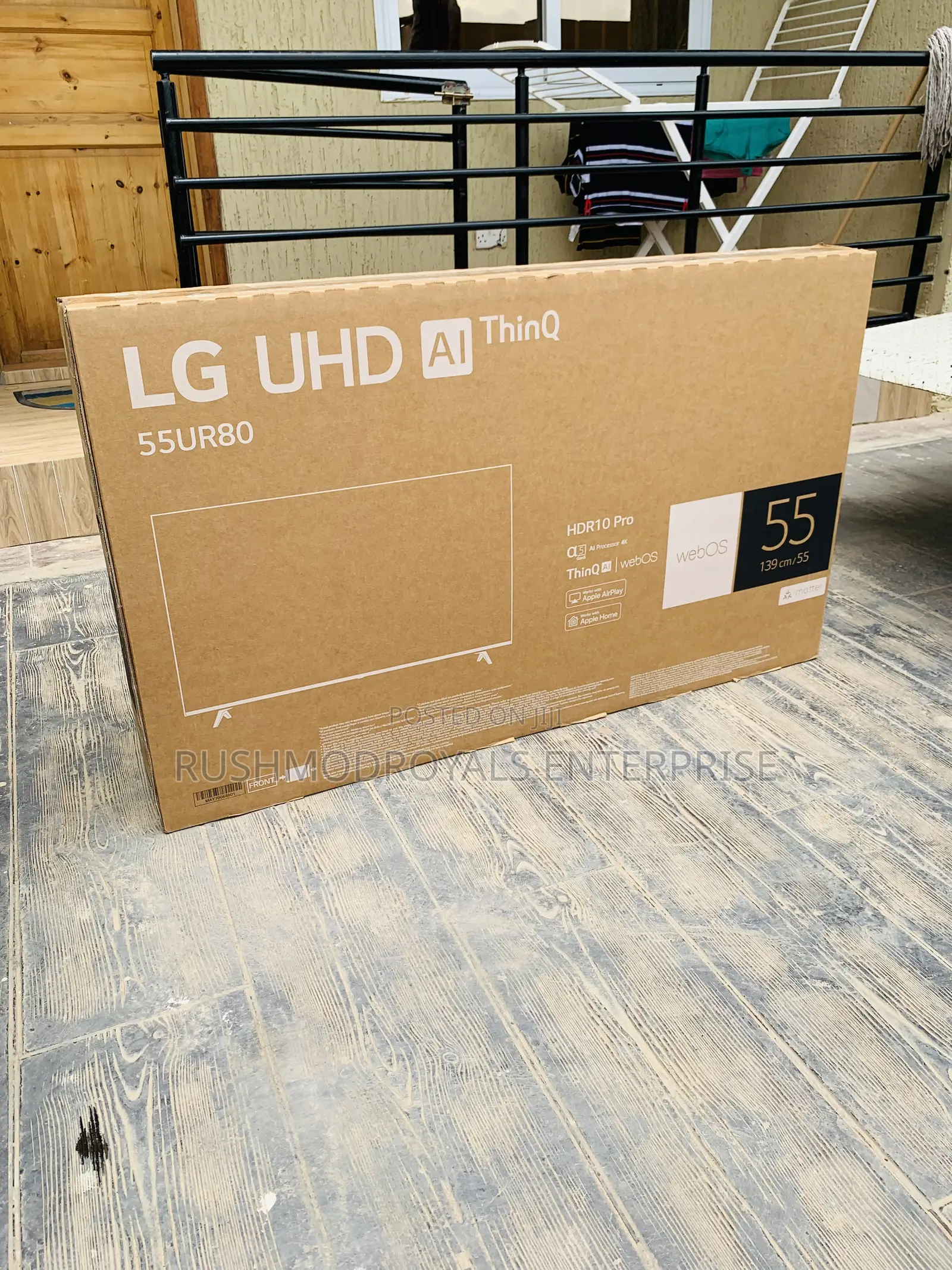 Lg 55” Uhd Smart Tv Webos Smart Ai 55ur80