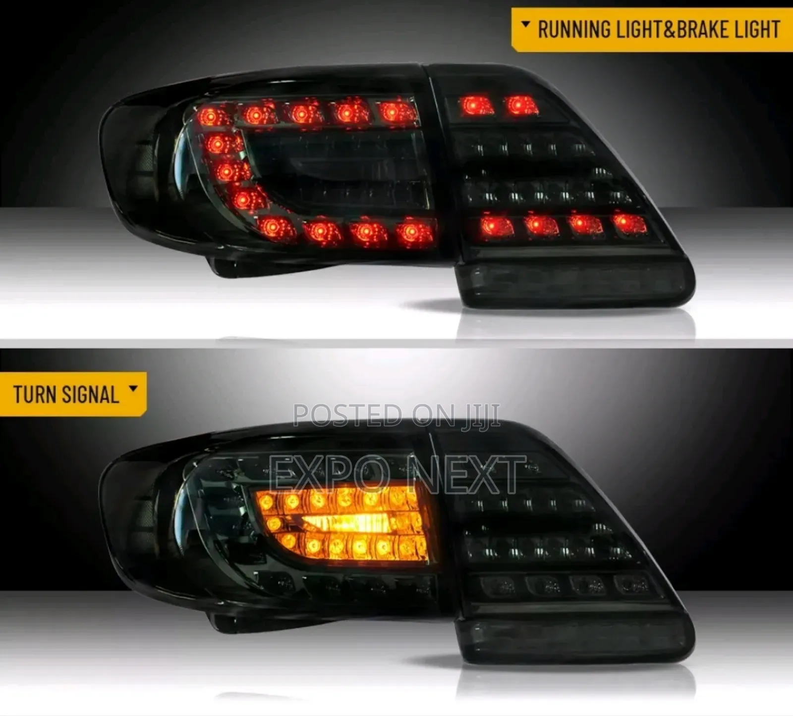 Smoke Tail Lights For 2011-2013 Toyota Corolla Led