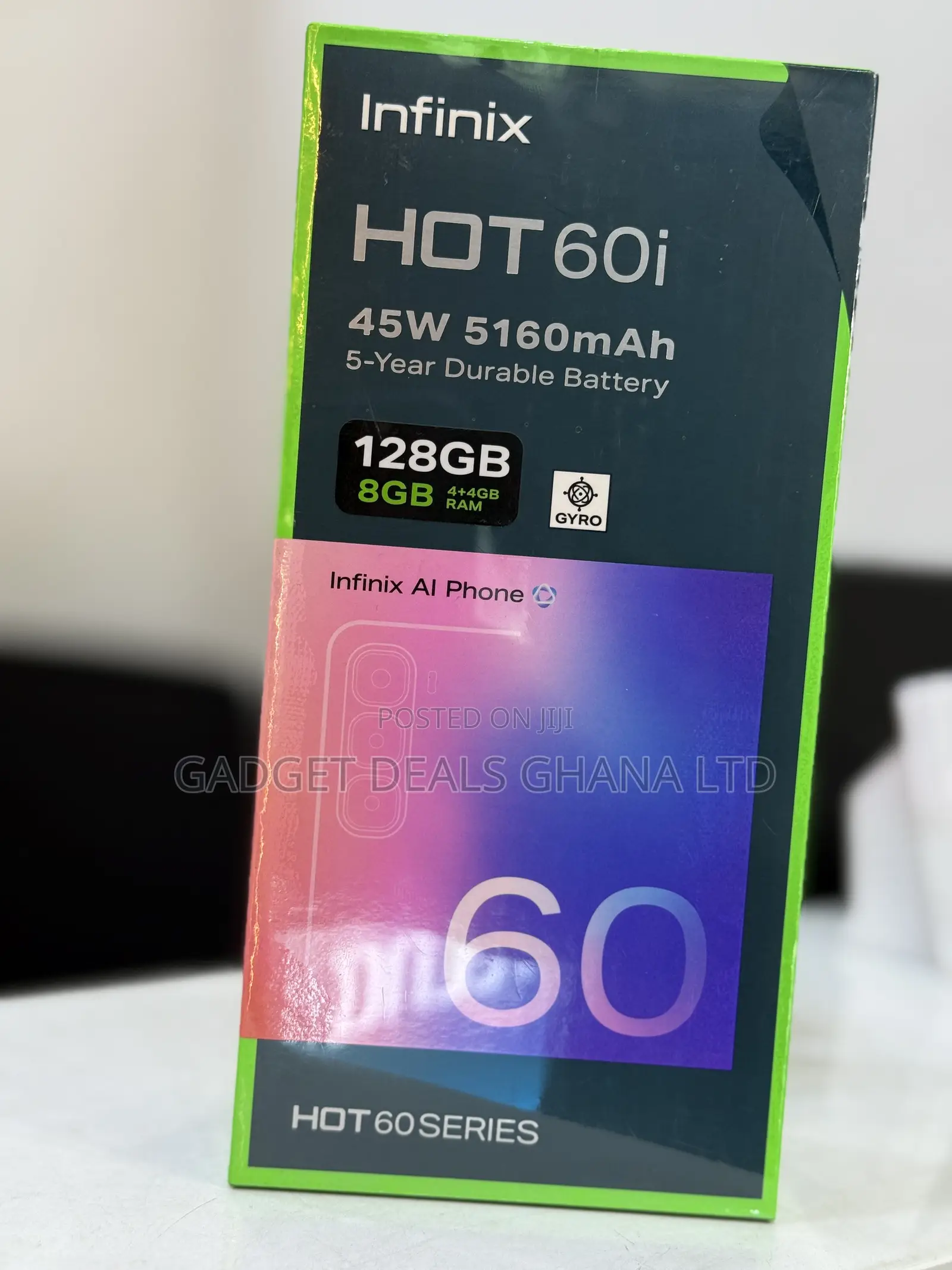 New Infinix Hot 60i 128 GB Black