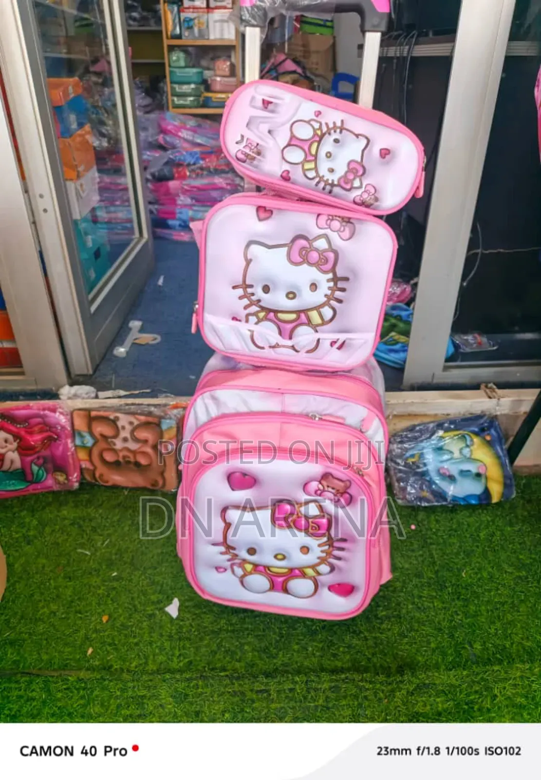 Kids 3 in 1 School Bag Backpack Trolley
