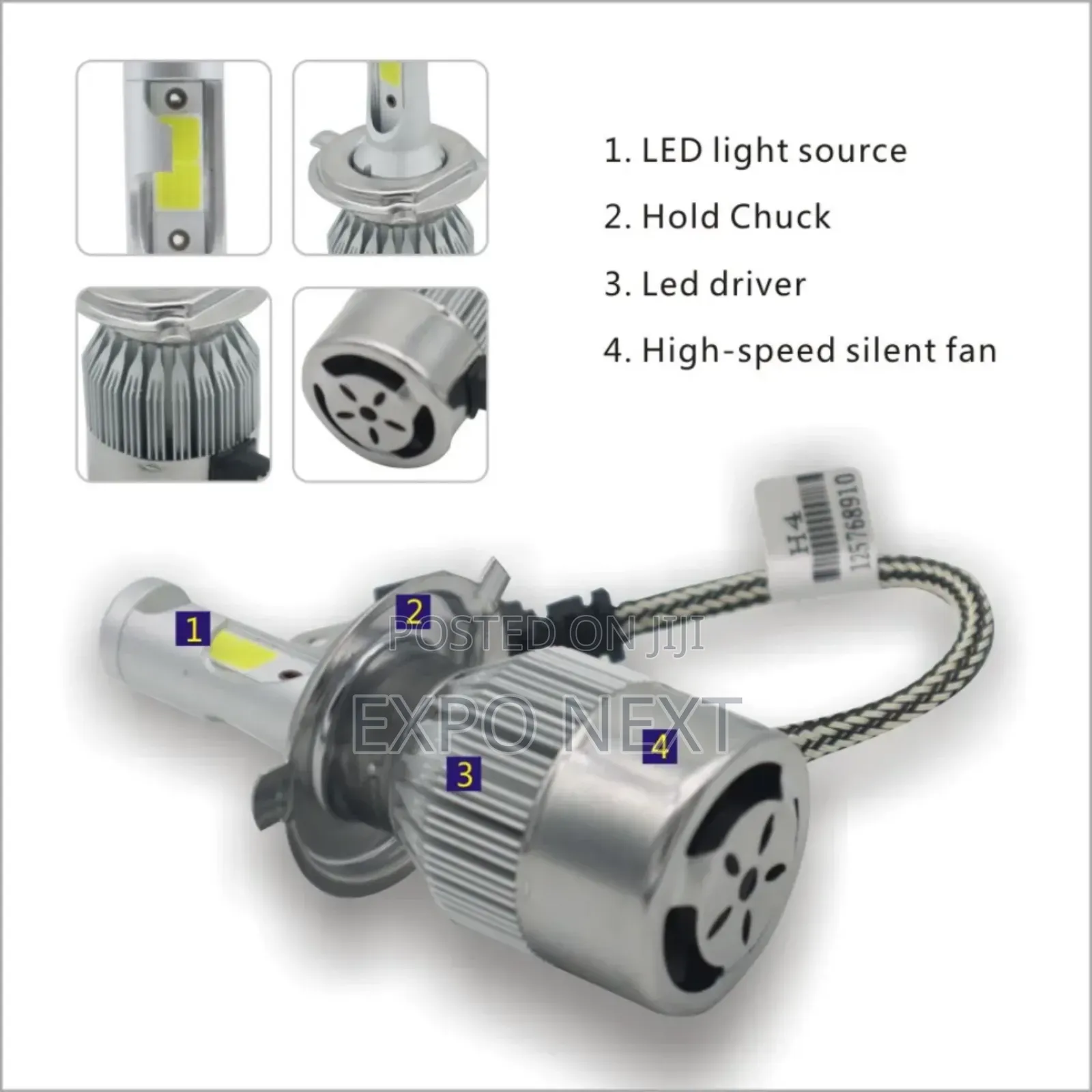 C6 Led Headlight Universial H1,H3,H7,H11,H4,9004,9007,H13 (30/36w)