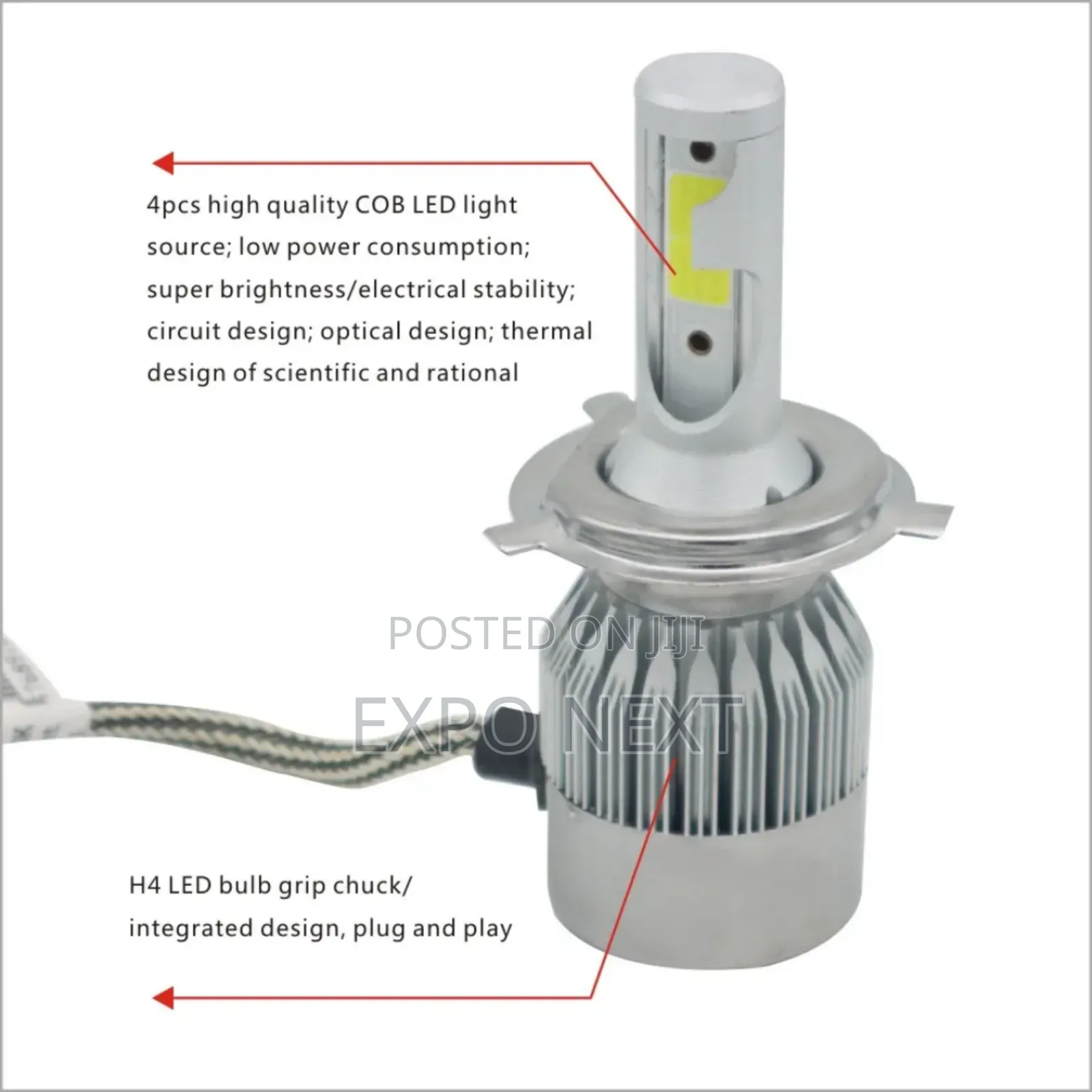 C6 Led Headlight Universial H1,H3,H7,H11,H4,9004,9007,H13 (30/36w)