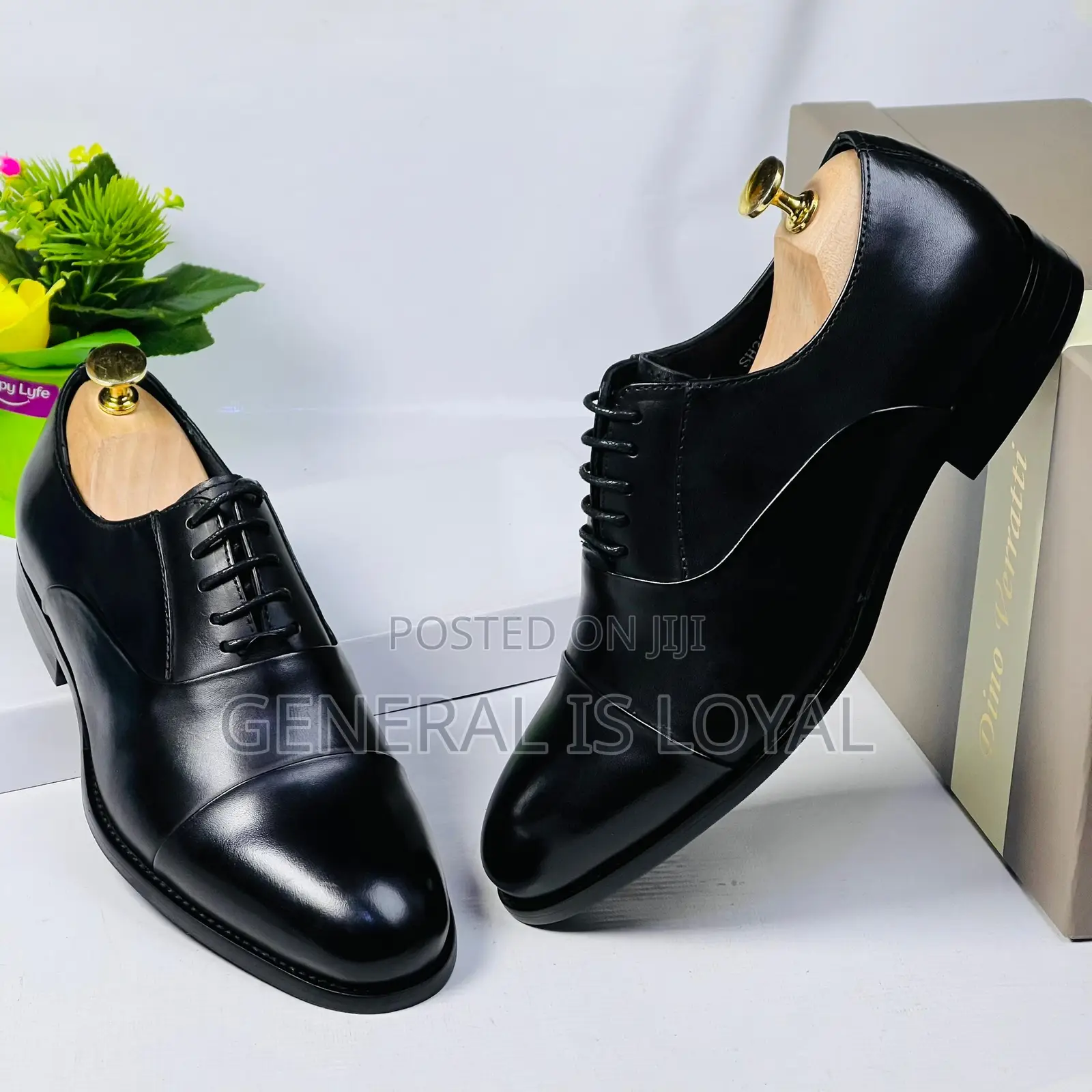 Dino Verratti Black Men Leather Classic Shoe