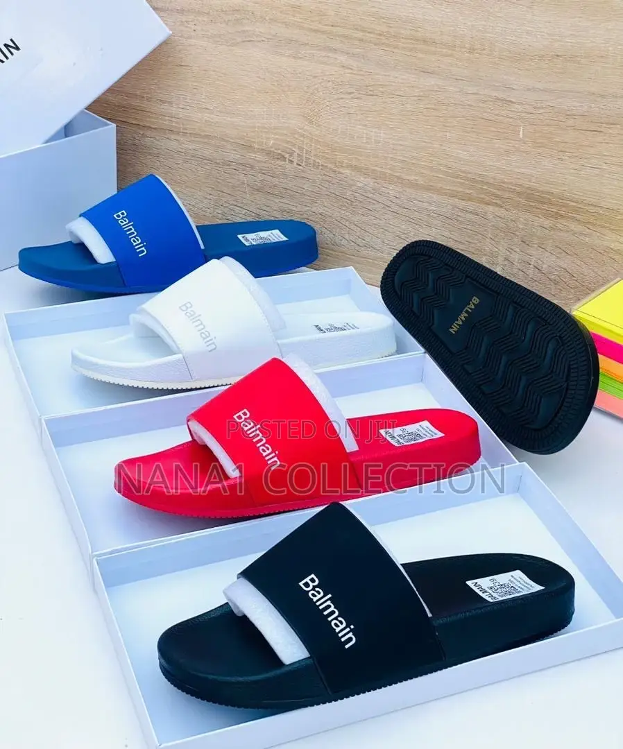 Balmain Unisex Slides