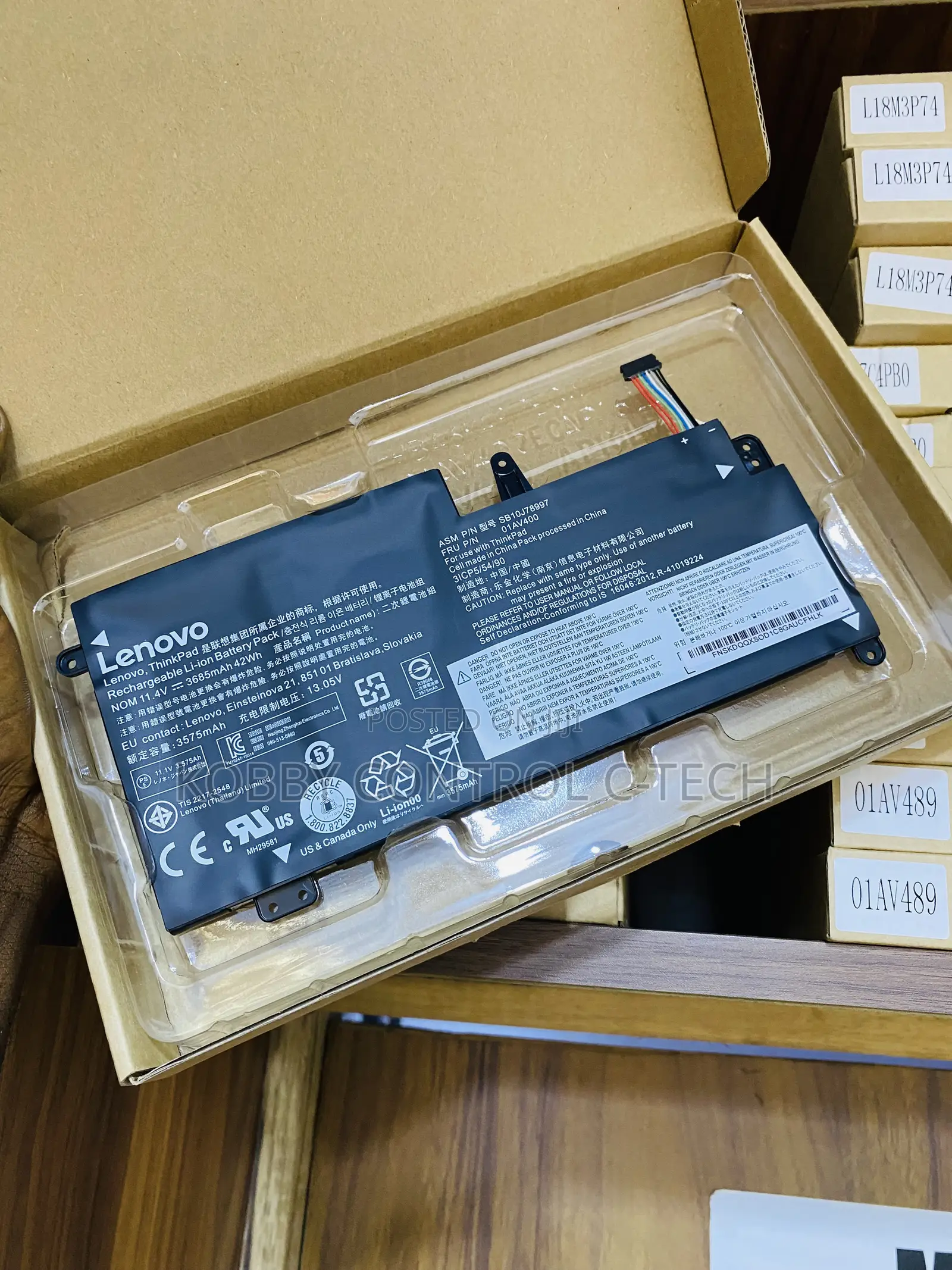 01av400 Lenovo Thinkpad 13 Original Grade a Inbuilt Battery