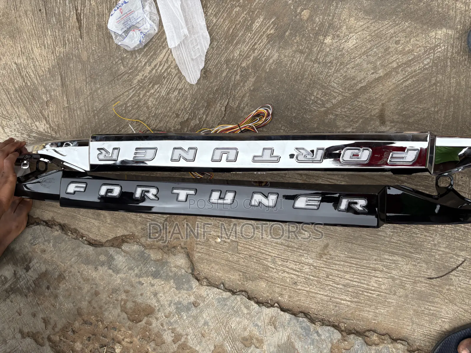 Toyota Fortuner 2016-22 Led Boot Molding and All Parts