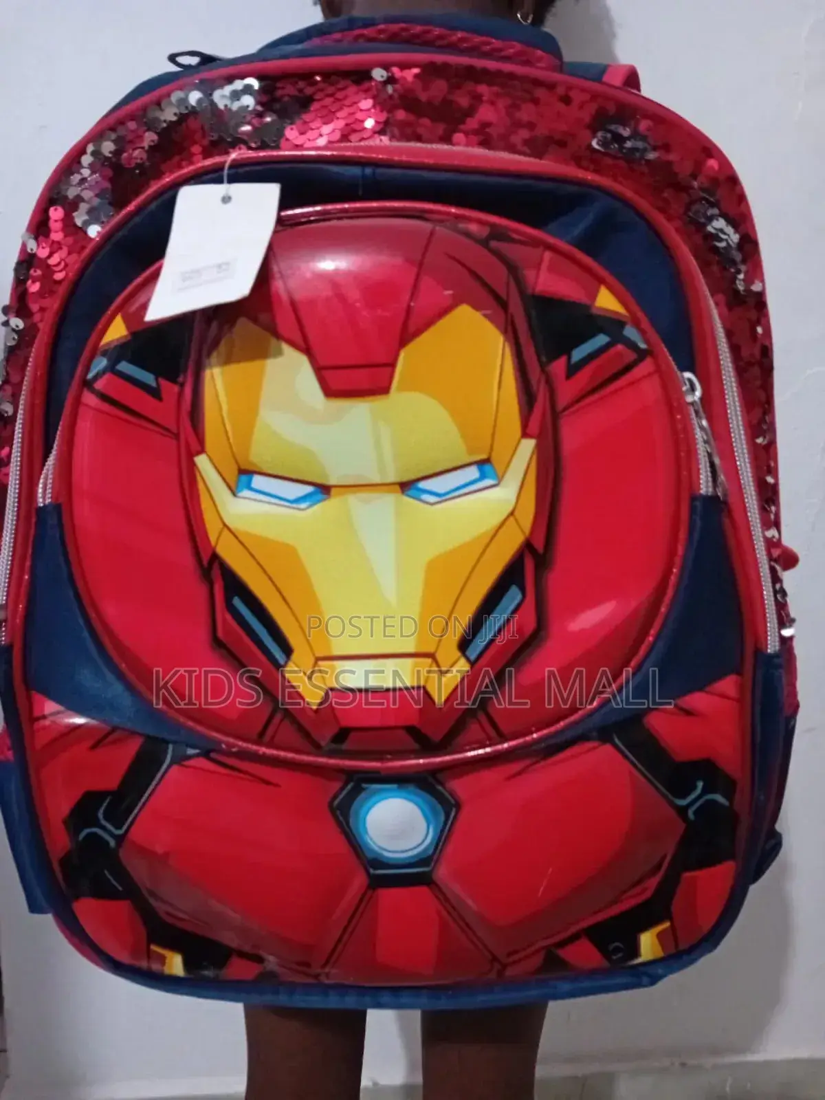 Ironman and Captain American School Bag