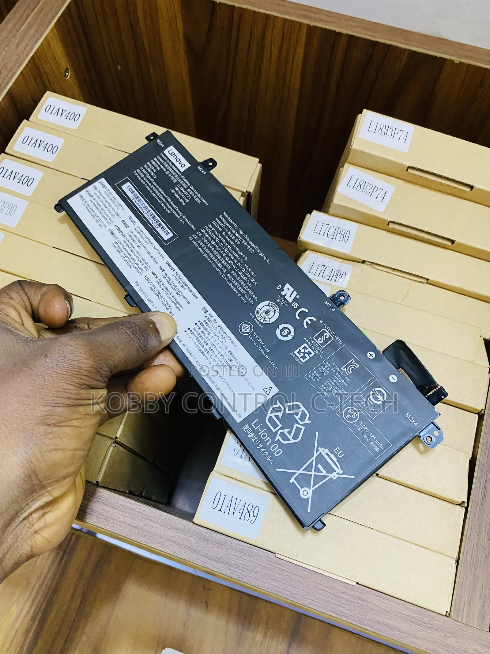 L18m3p73 Lenovo T490, P43s, P14, T14 Original Grade a Inbuilt Battery