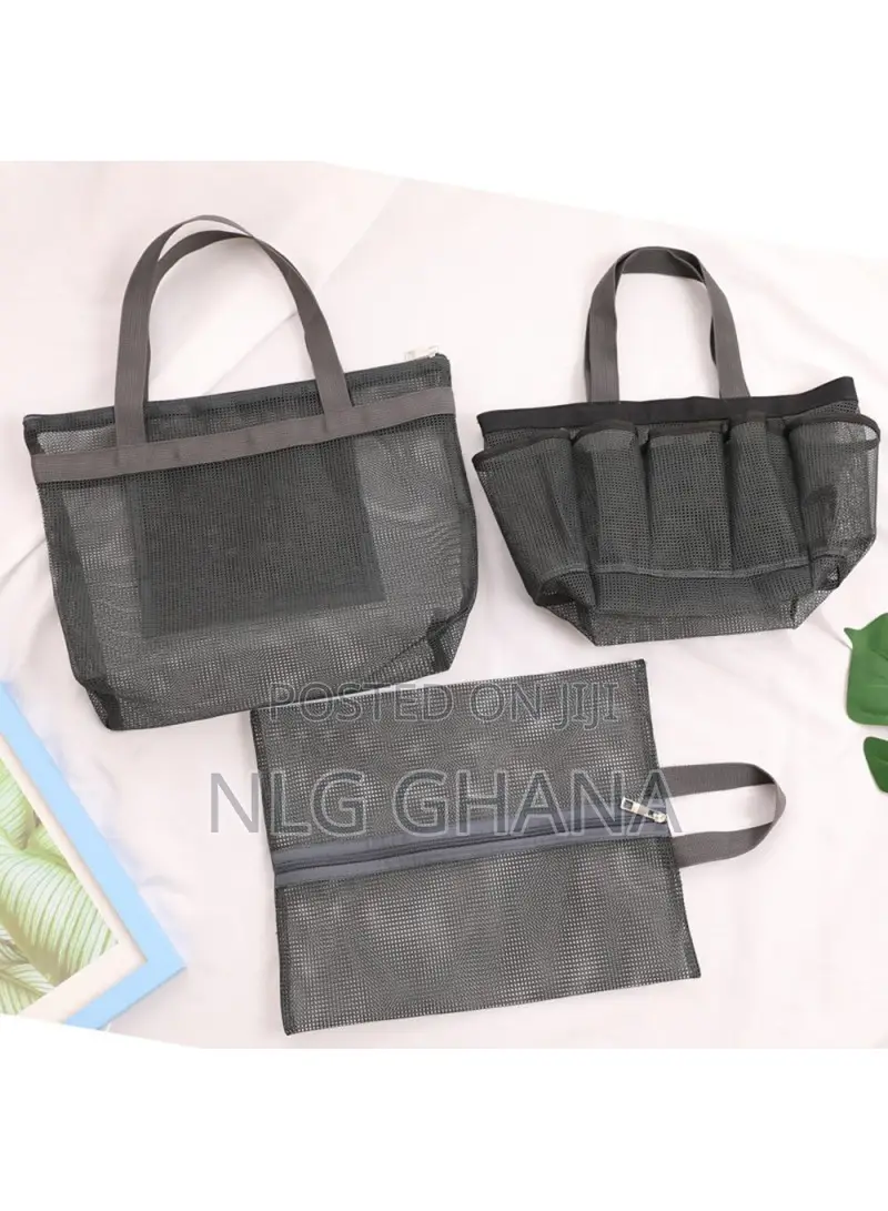 PCS Bath Sauna Mesh Bag Travel Makeup Tote Bag. Tvx27373