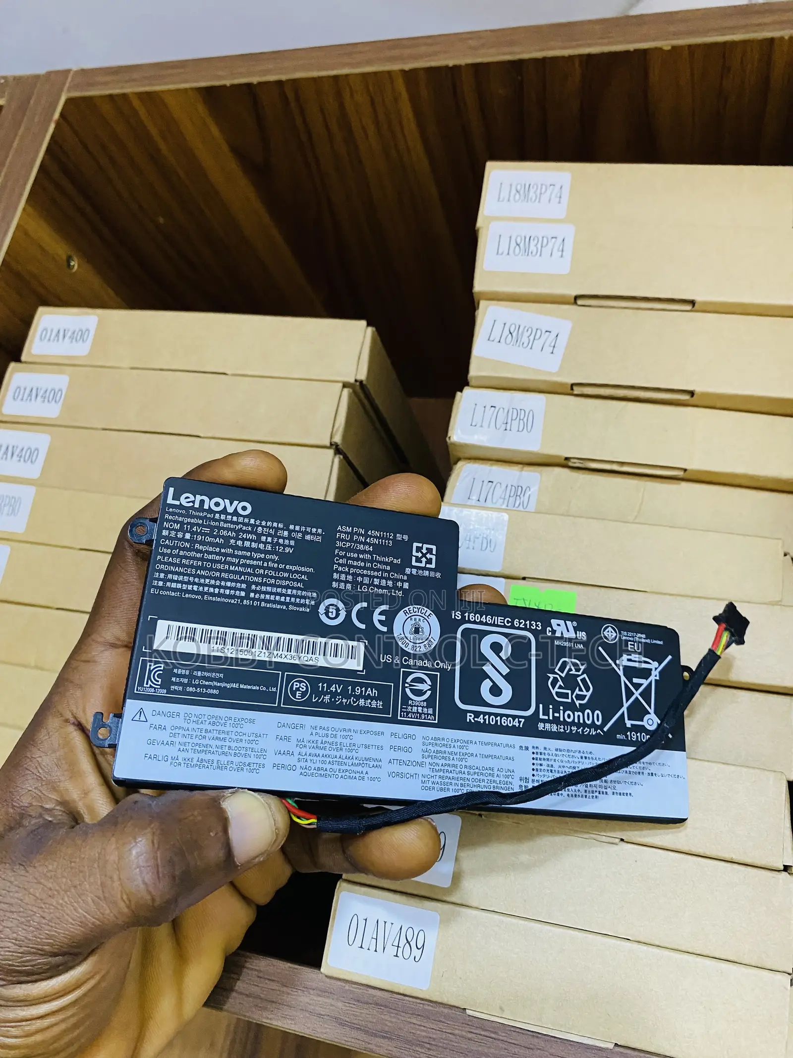 45n1112 Lenovo T440, T450, T460, X230 Original Grade a Inbuilt Battery