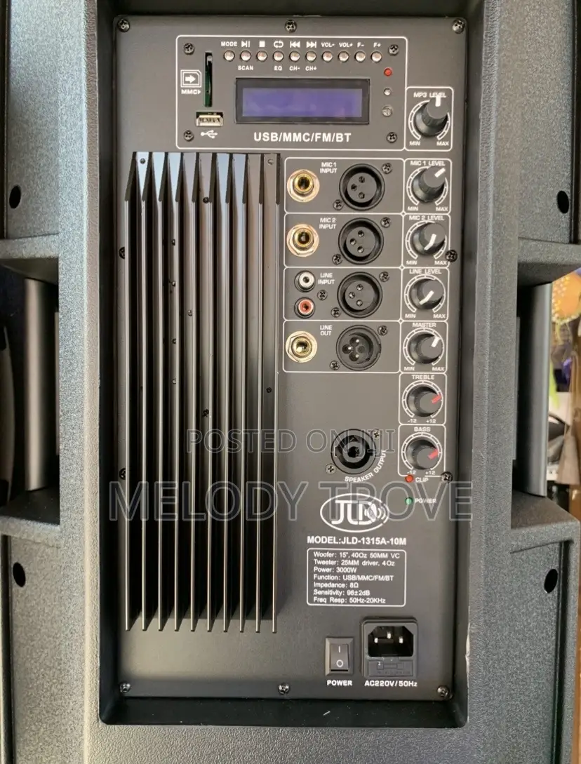 One Pair of Active Speaker and Speaker Stand JLD