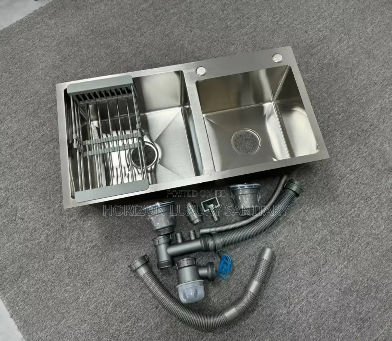 Worktop Sink - Nano Double Bowl Sink - Kitchen Sink