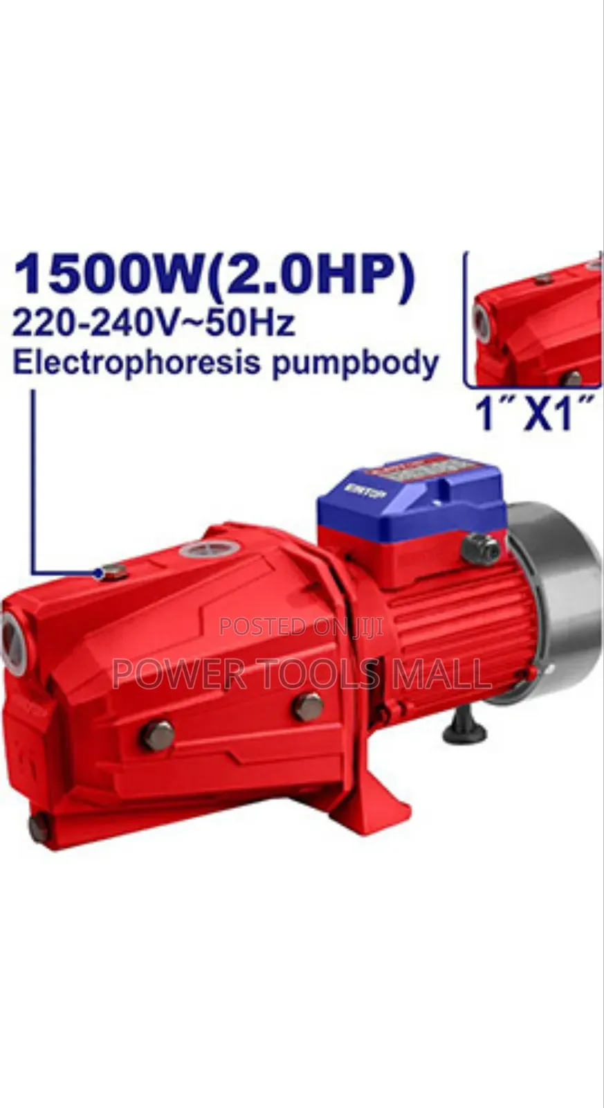 Water Pump 2hp Emtop