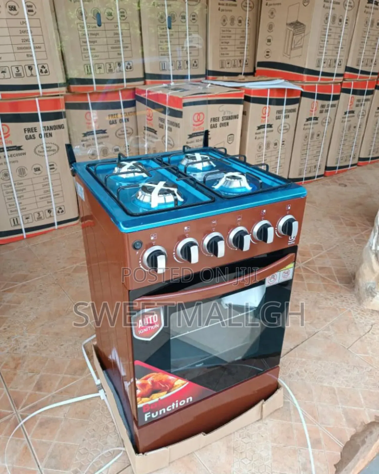 4 Burner Gas Stove With Oven