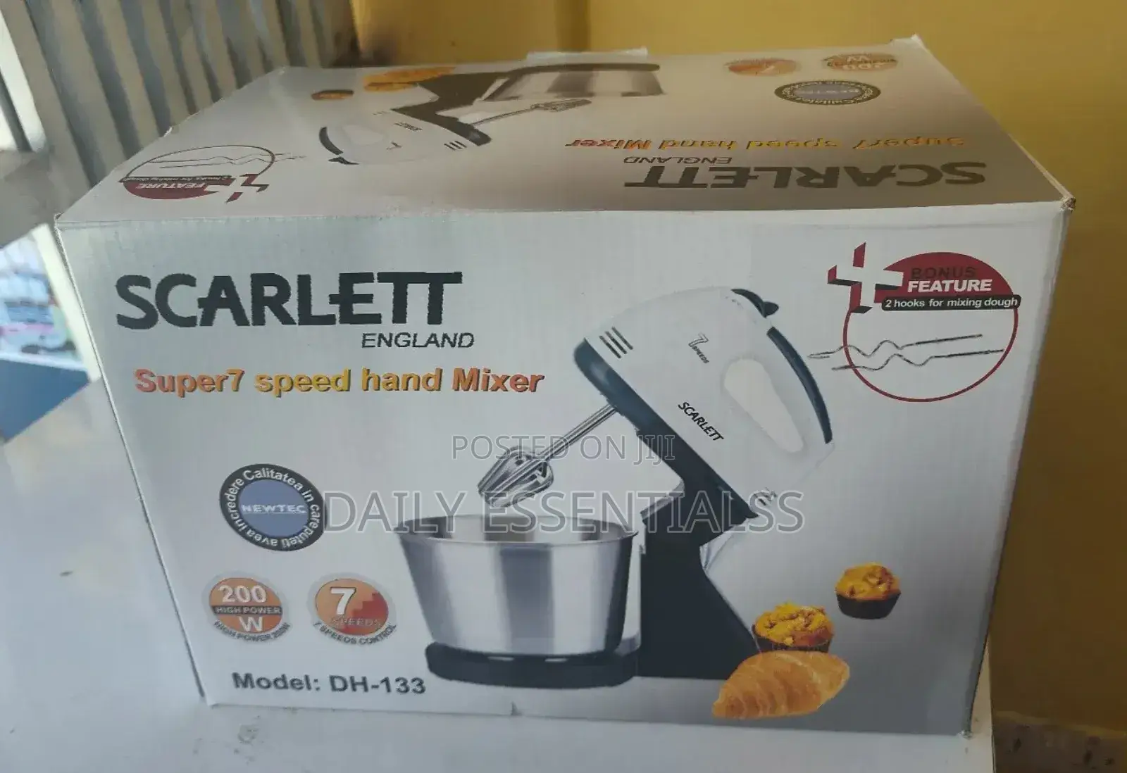 Scarlett Electric Hand Mixer 200w – Easy To Use
