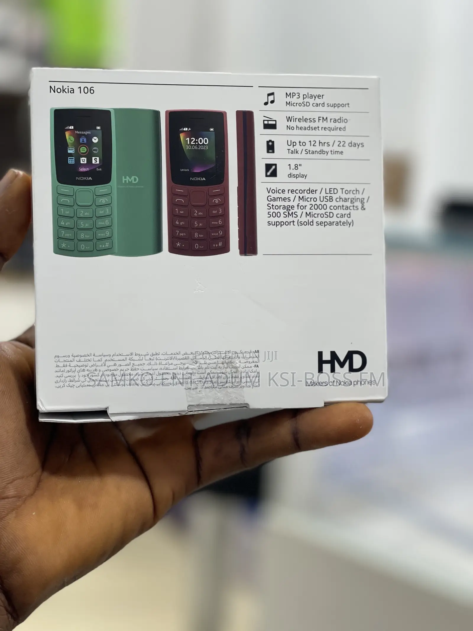 New Nokia 106 Blue