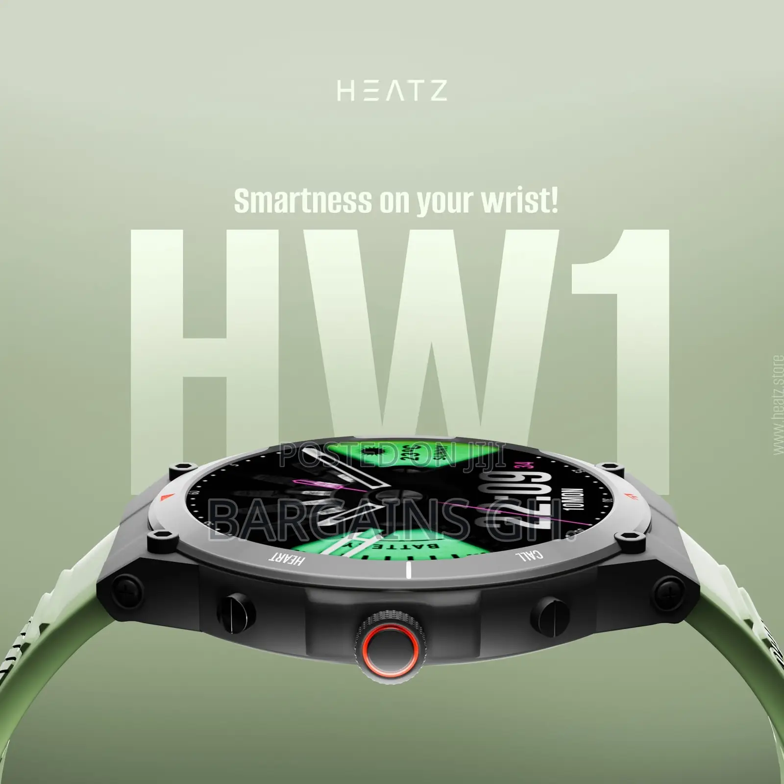 Heatz Hw1 Authentic Smart Watch With Ai