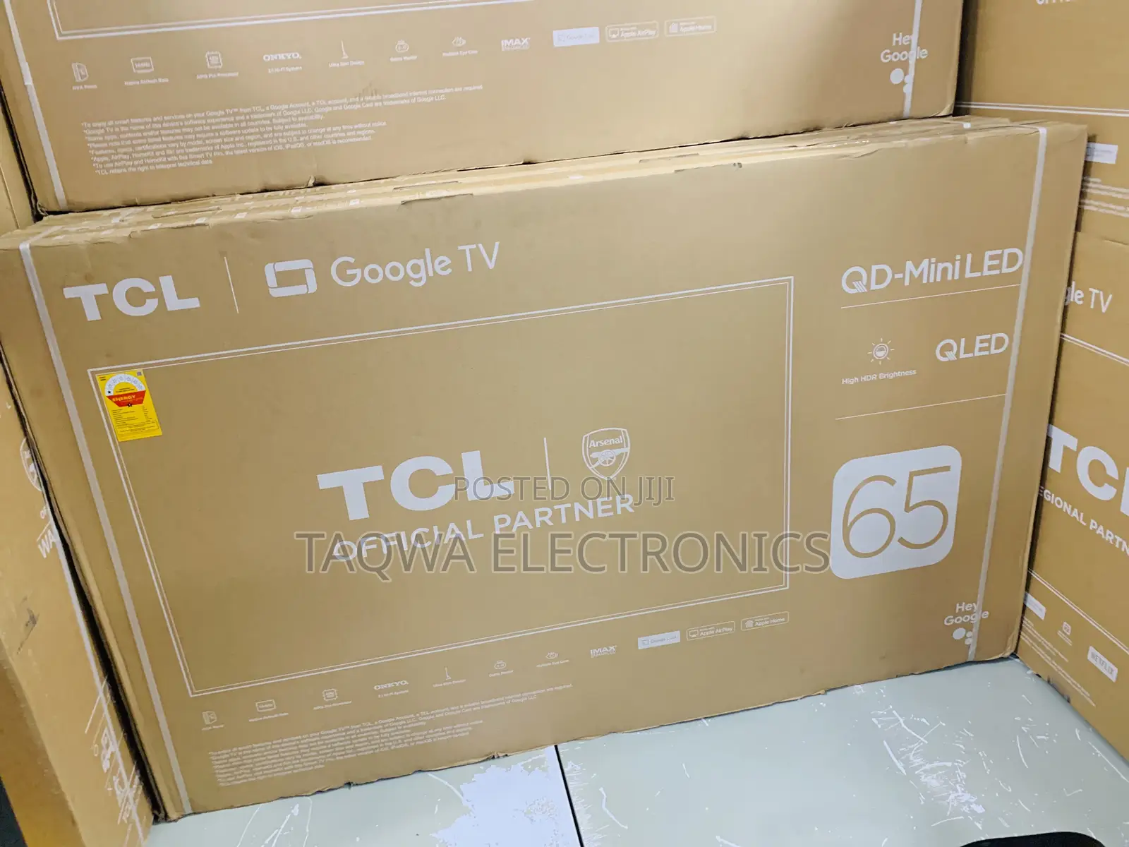Breath-Taking TCL 65”Mini Qled Smart Tv