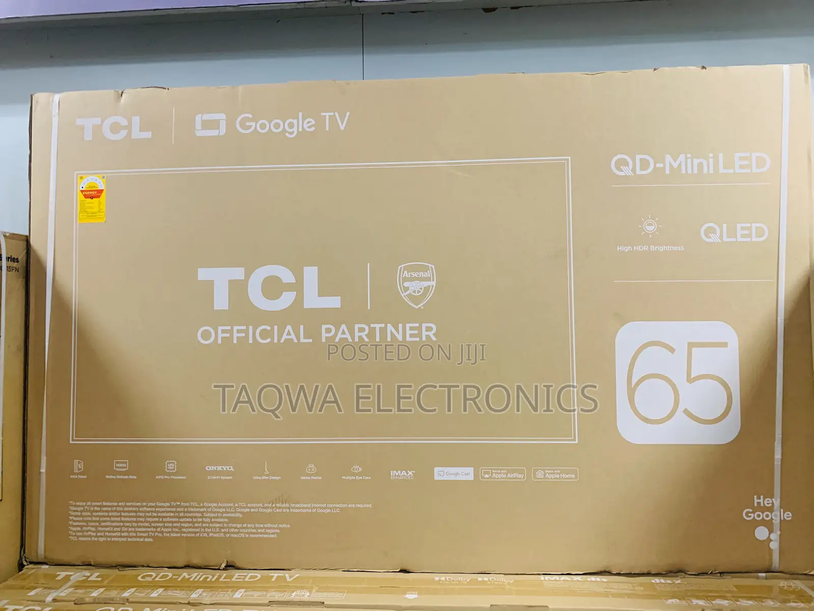 Breath-Taking TCL 65”Mini Qled Smart Tv