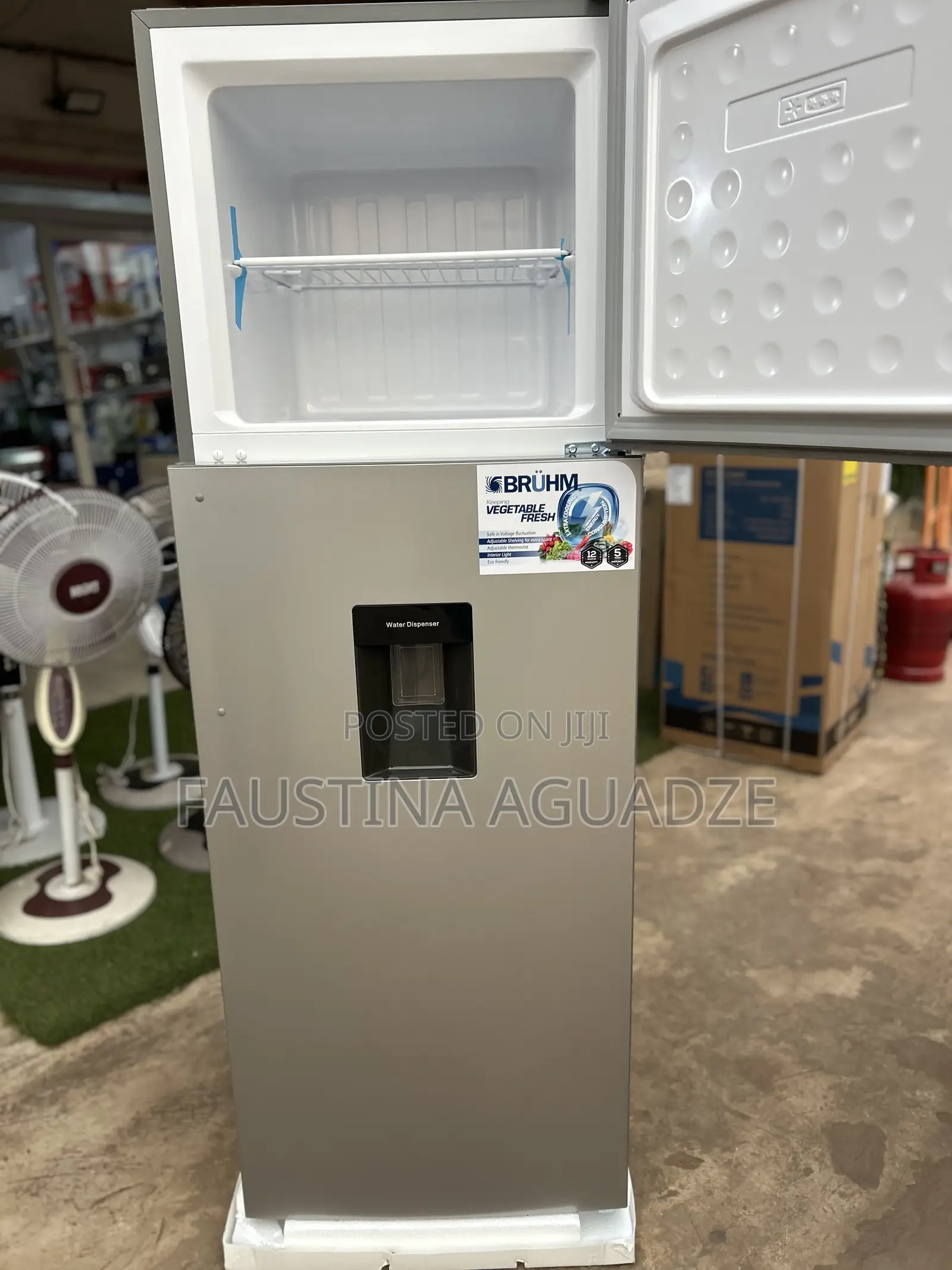 Bruhm 311 L Fridge With Water Dispenser BFD 311-TMD - (Inox)