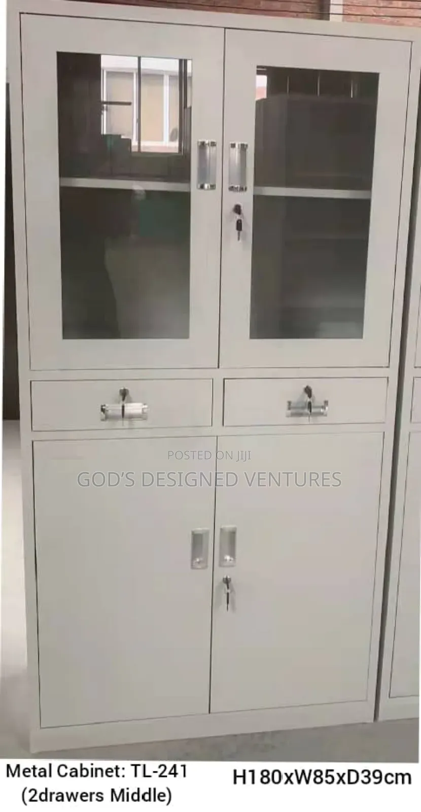 Metal Cabinet(2drawer Middle)
