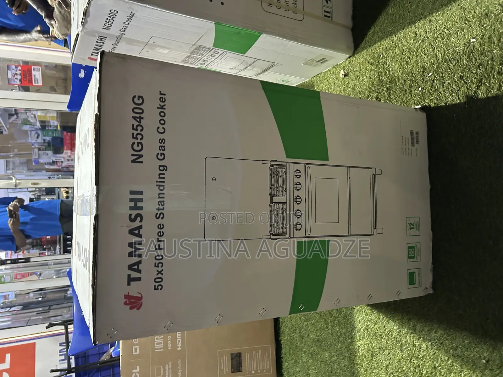 Tamashi 50x50 Gas Cooker With Oven