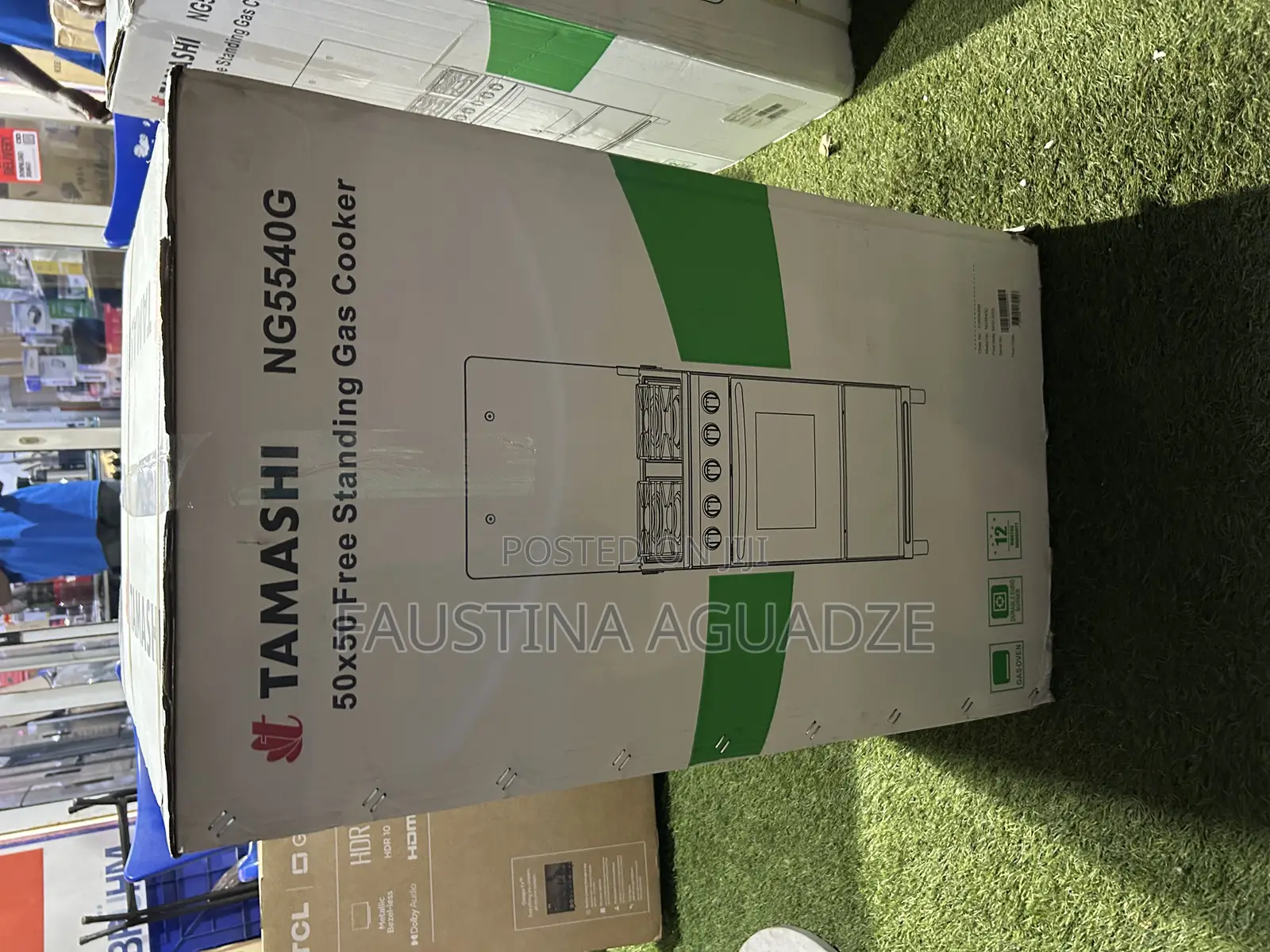 Tamashi 50x50 Gas Cooker With Oven