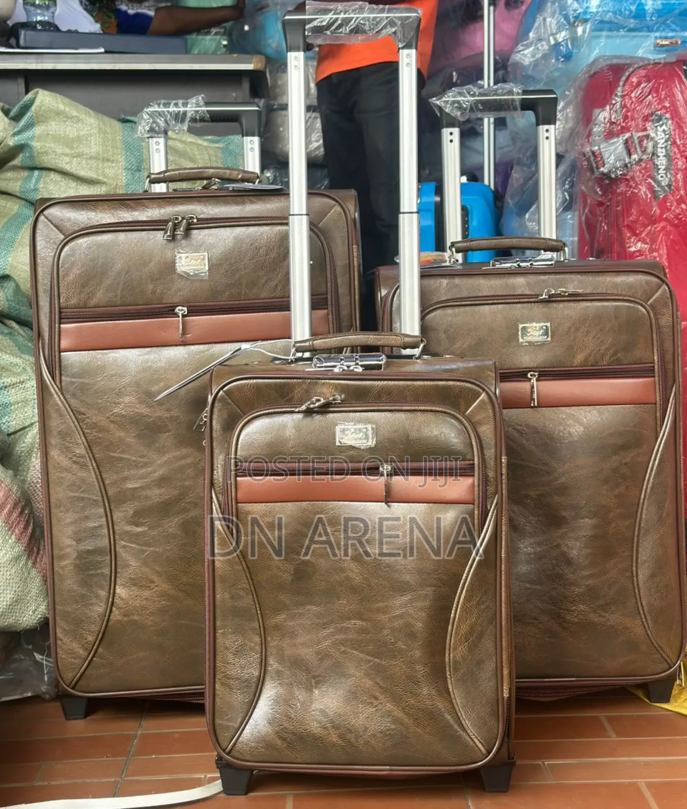 4in1 Leather Suitcase
