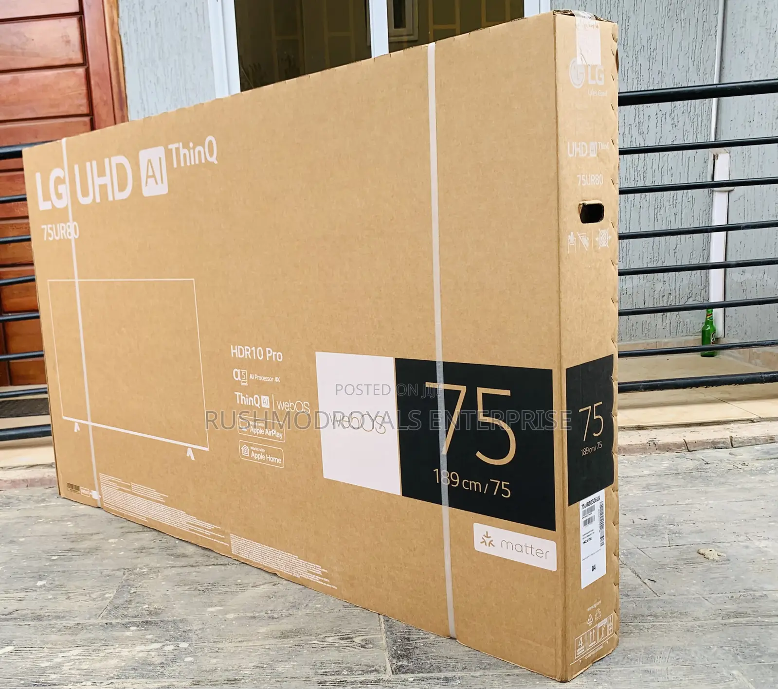 Lg Uhd Ur80 75inches Smart Tv Α5 Ai Processor Gen6