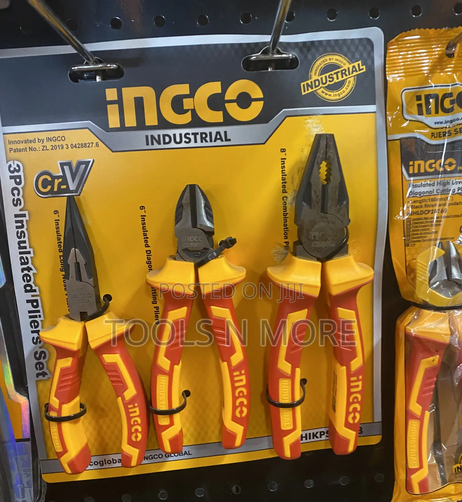 Ingco 3 Pieces Insulated Pliers Set