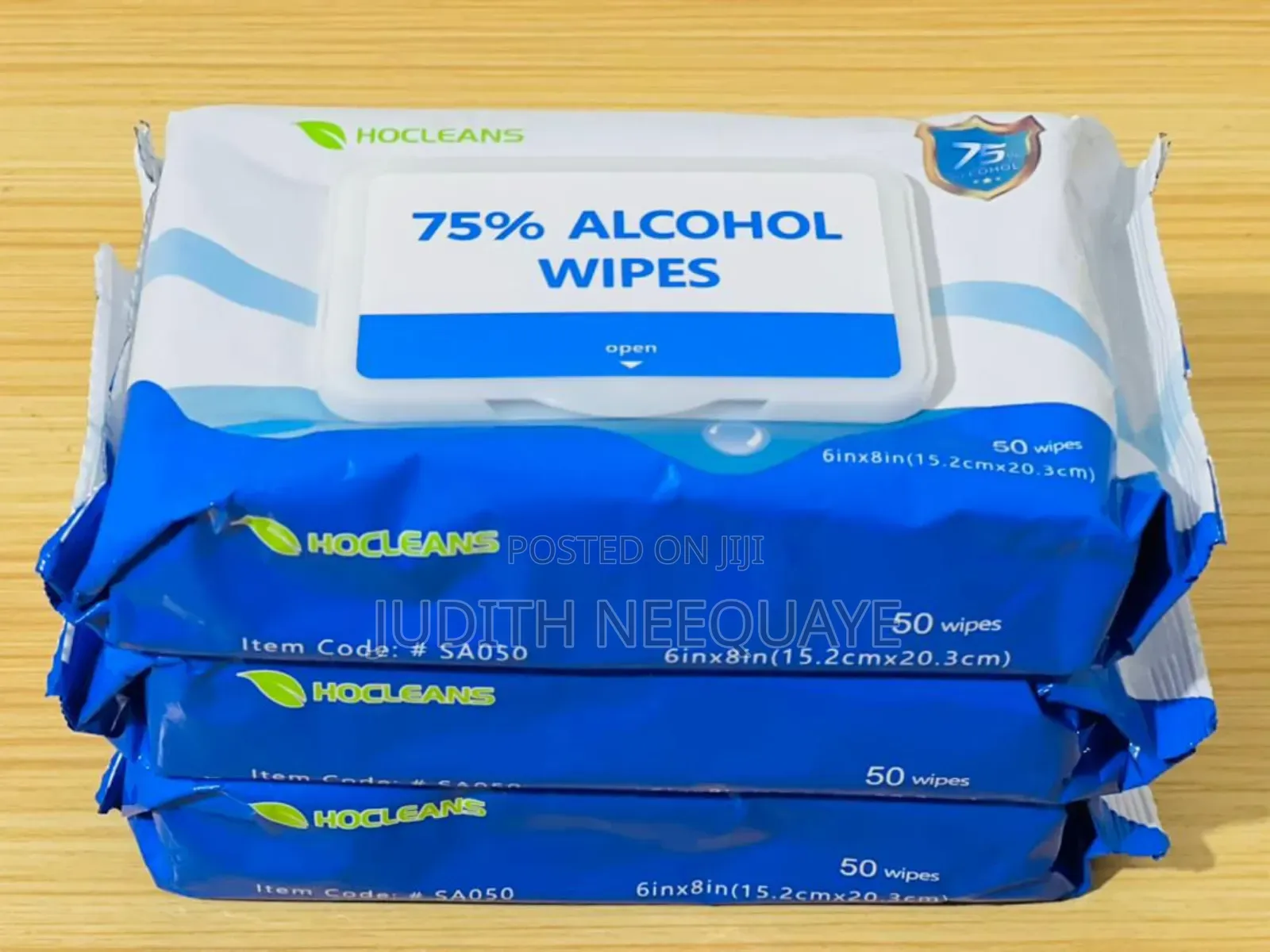 Hocleans 75% Alcohol Wipes