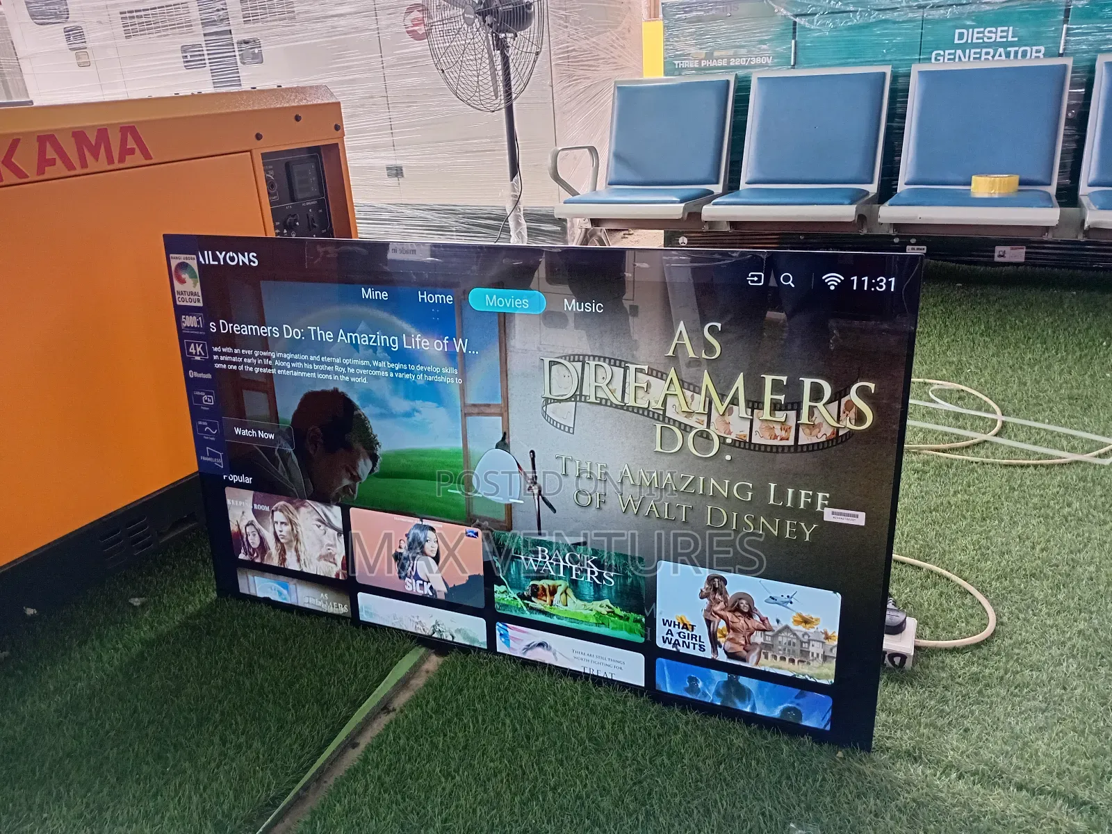 Promo! 50 Inches Digital Satellite Smart Tv