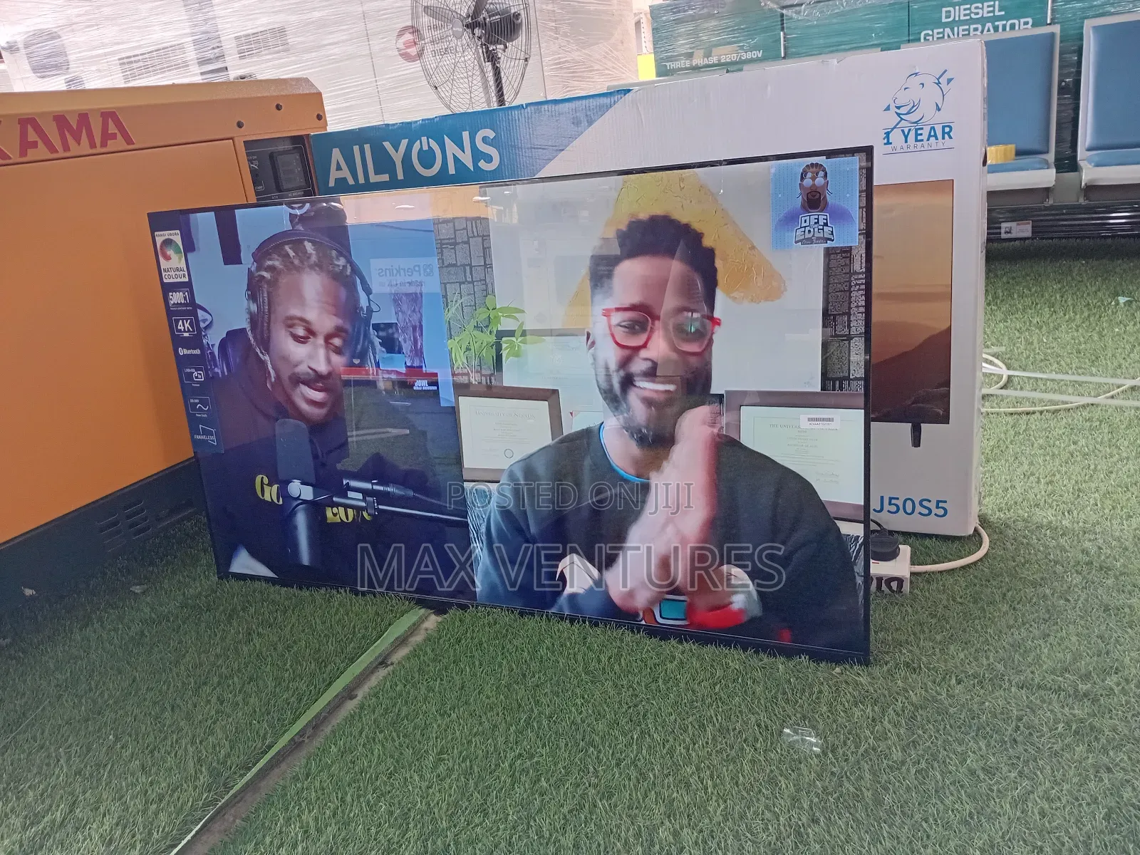 Ailyons 50 Inches Android Smart Uhd Smart Sharp and Vivid Display
