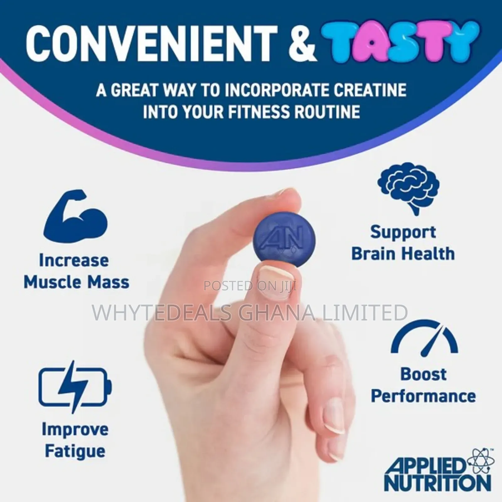 Creatine Monohydrate Gummies| Sugar Free| Train Harder| Recover Faster