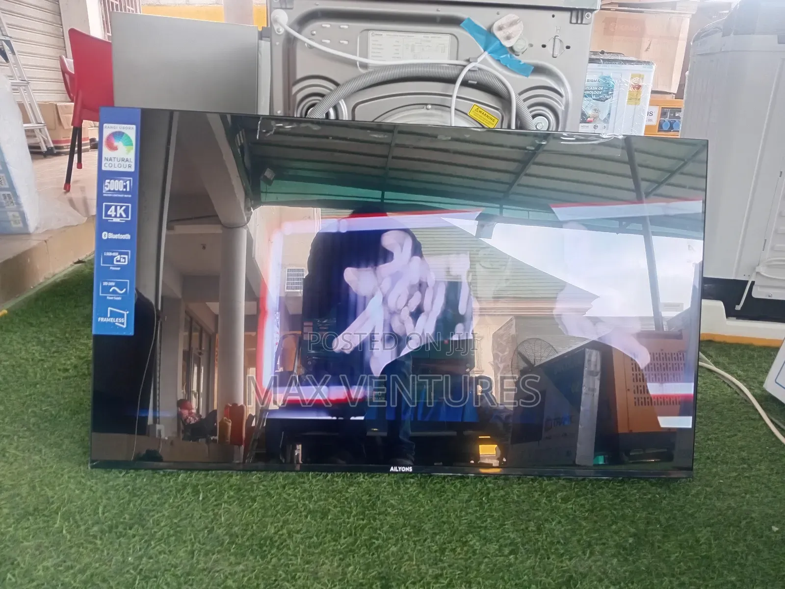 Ailyons Smart Frameless Tv With Bluetooth 50‐Inch