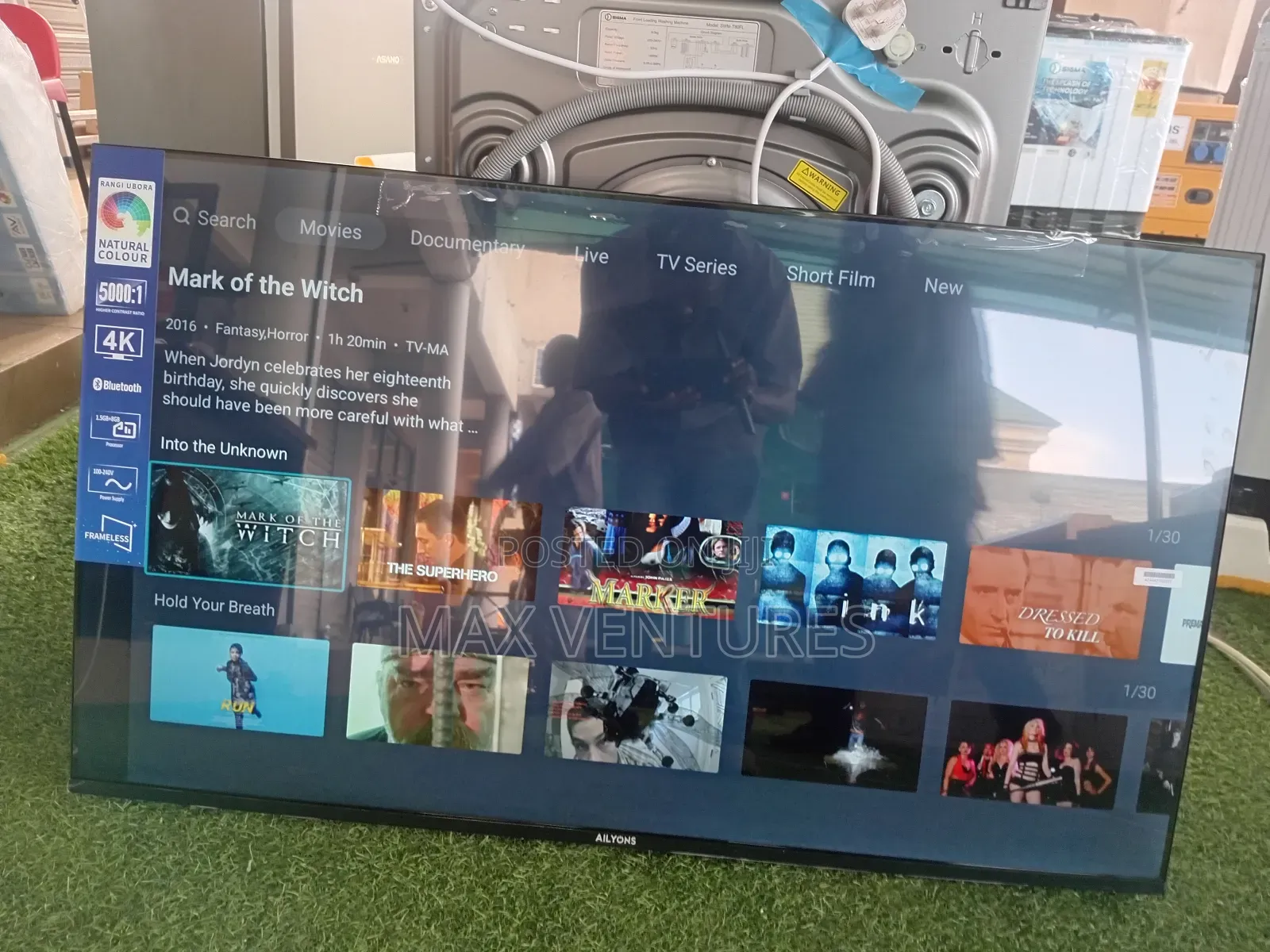 Ailyons 50′′ Smart Tv – Bluetooth, Miracast, Hdmi/Usb Ports