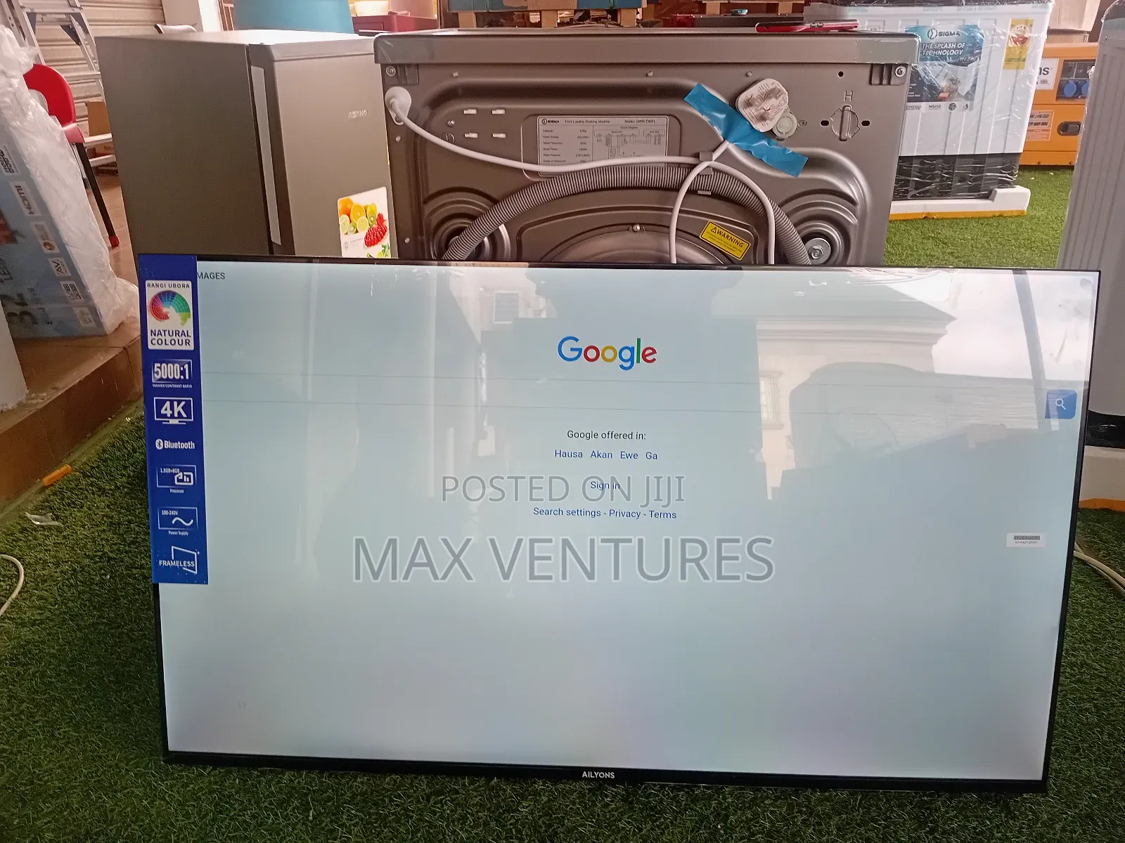 Ailyons 50′′ Smart Led Tv (Android Os, 144 Hz)