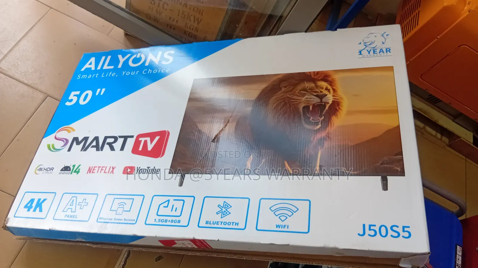 Wireless Same Screen Ailyons 50inches Smart Television Smart