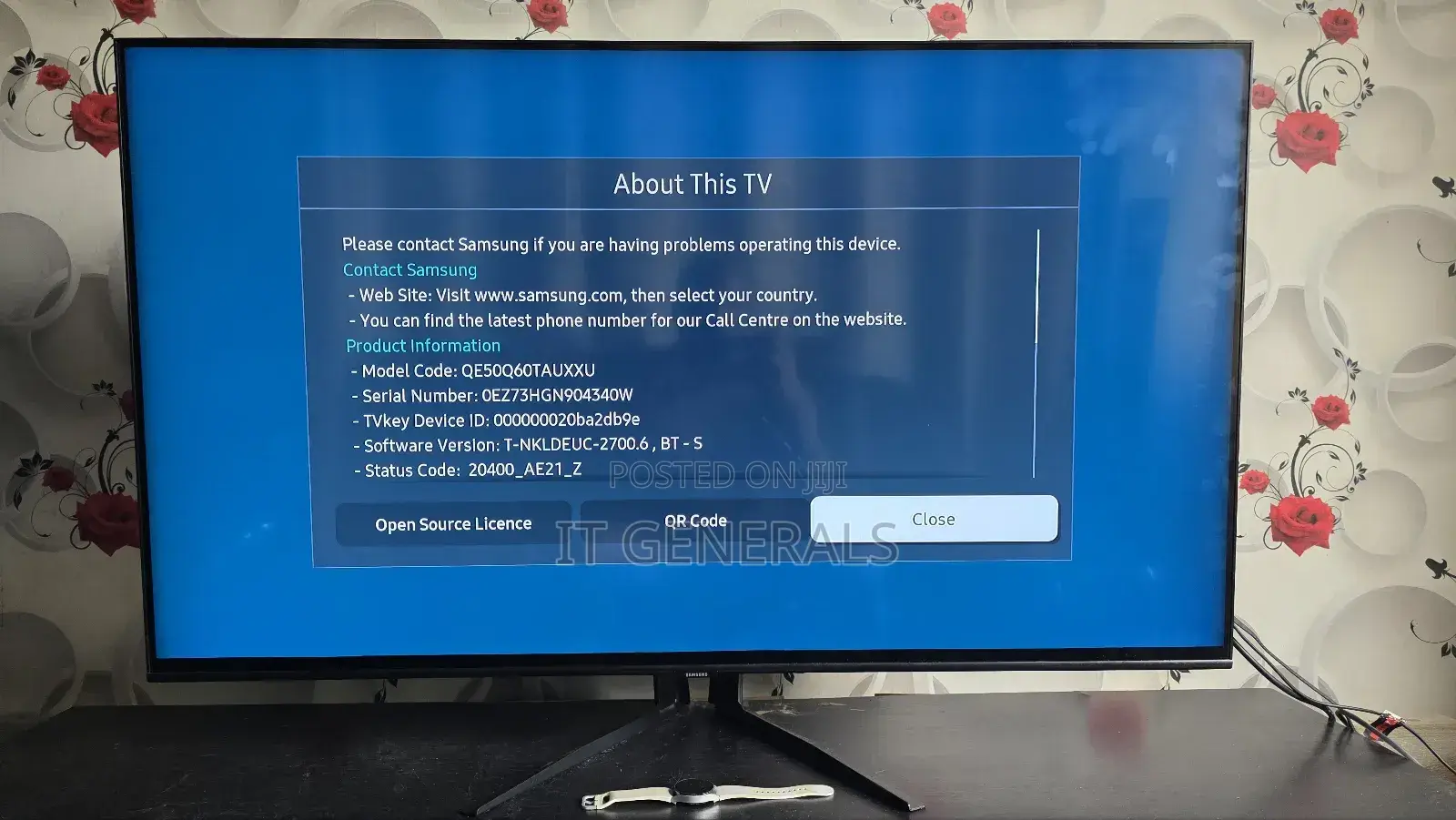 Ssamsung Qled 50 Inch TV